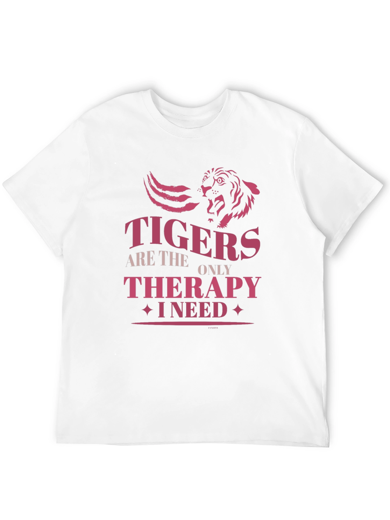 Black Tigers Are The Only Therapy I Need T-Shirt view 12