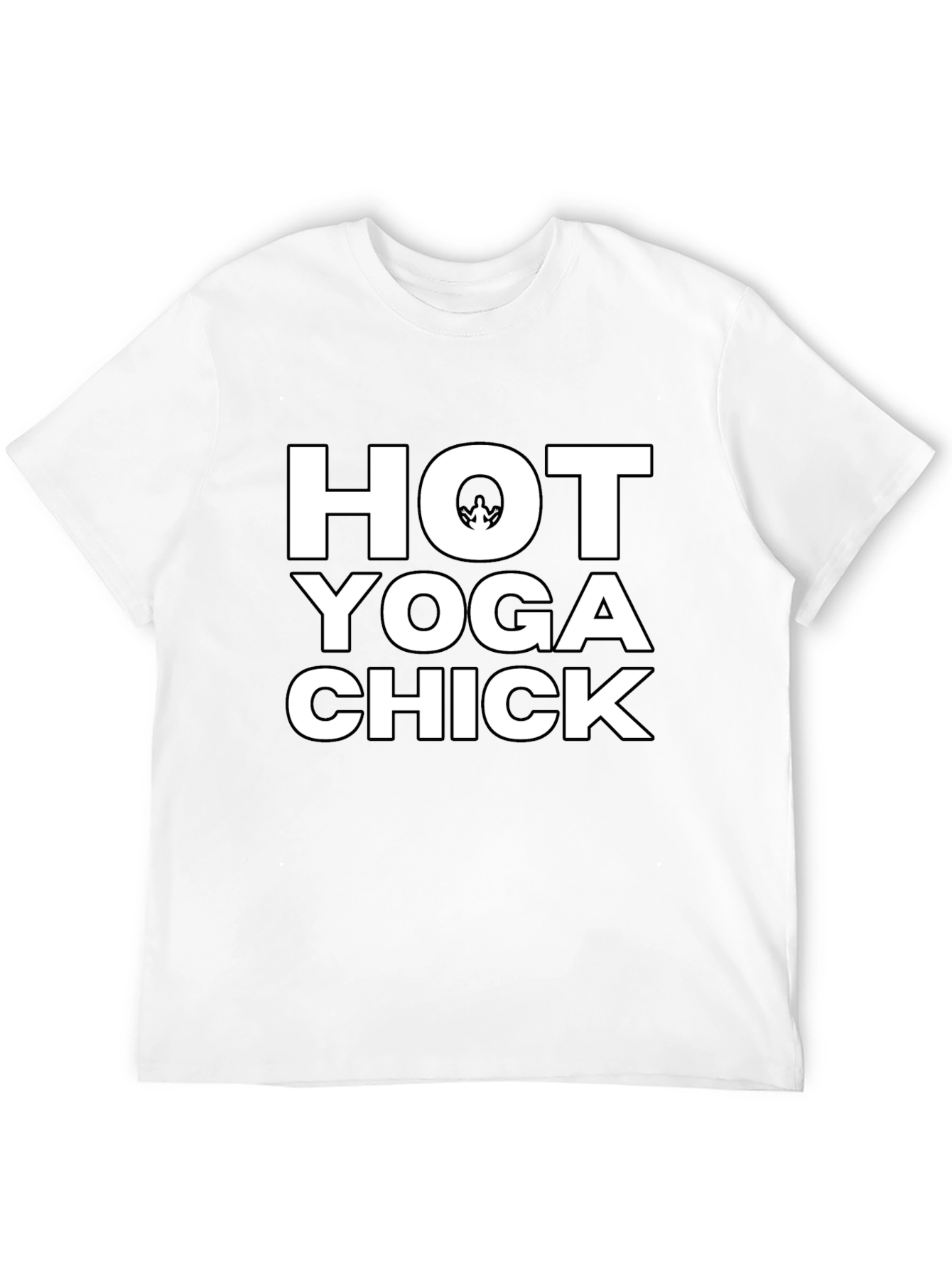 Black Hot Yoga Chick Black T-Shirt view 12