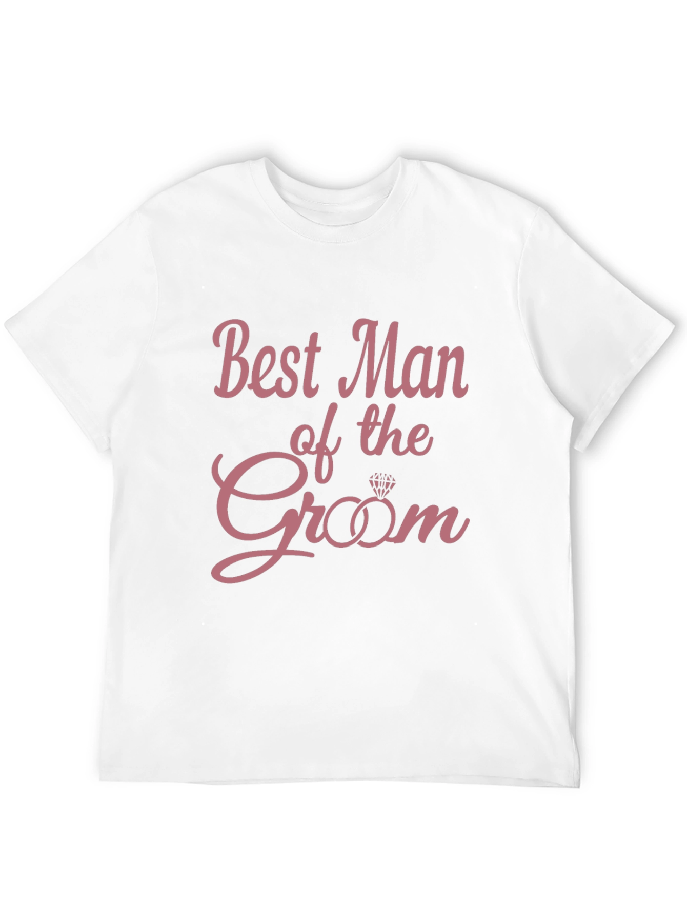 Black Best Man of the Groom T-Shirt - Wedding Party Apparel view 12