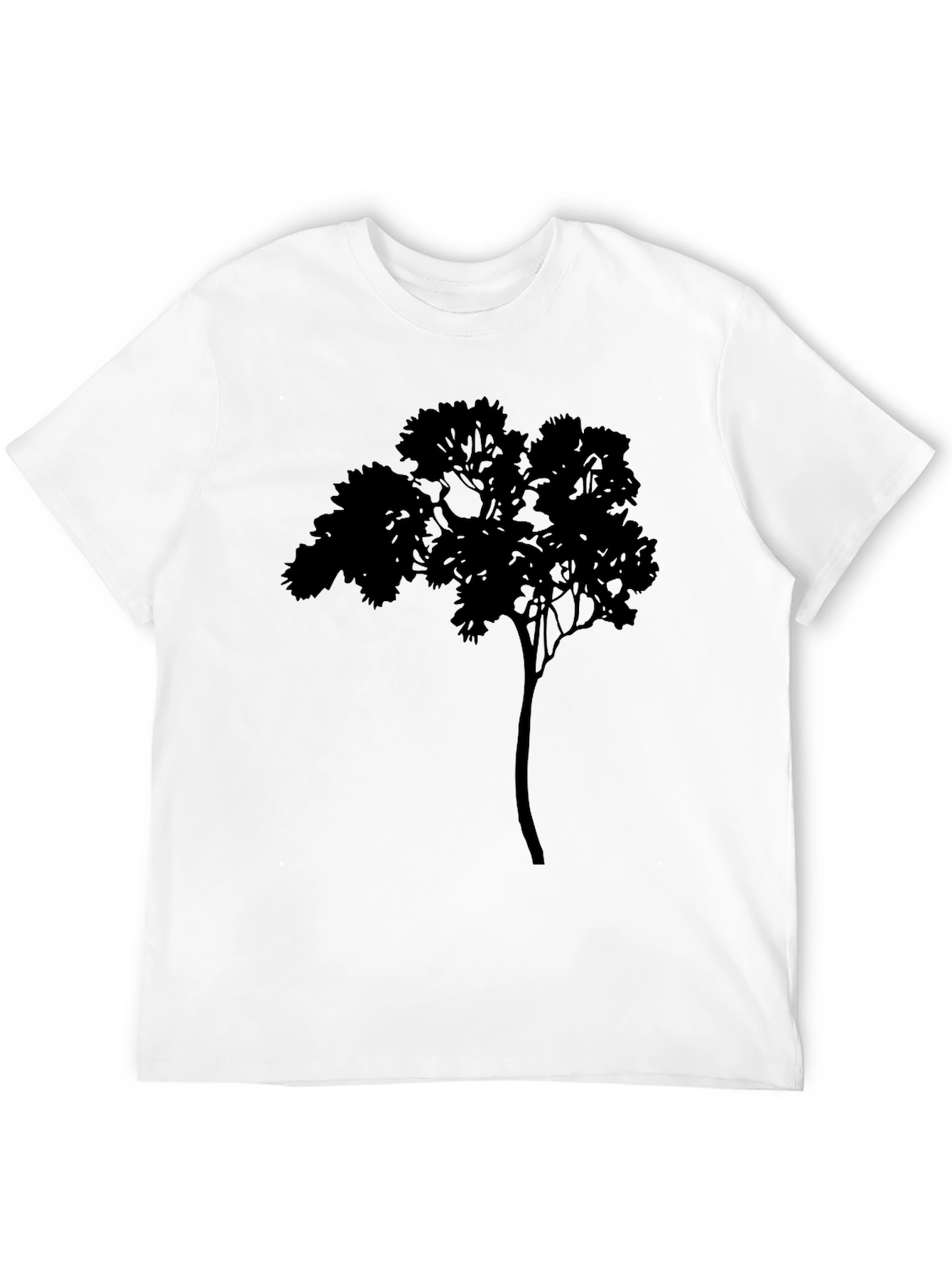 Black Black Tree Silhouette Graphic Tee - Mens view 12