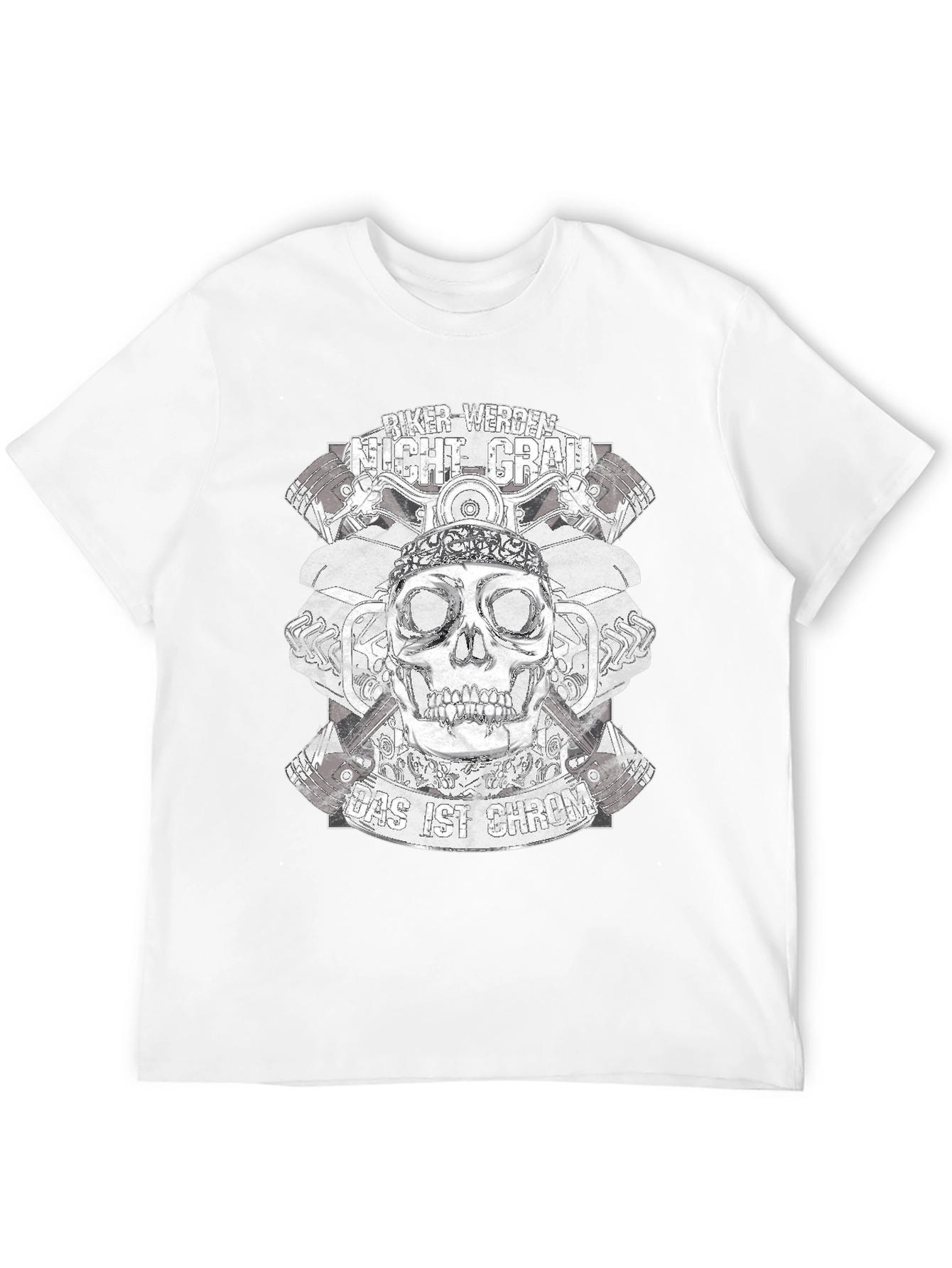 Black Biker Werden Night Grab Black T-Shirt view 12