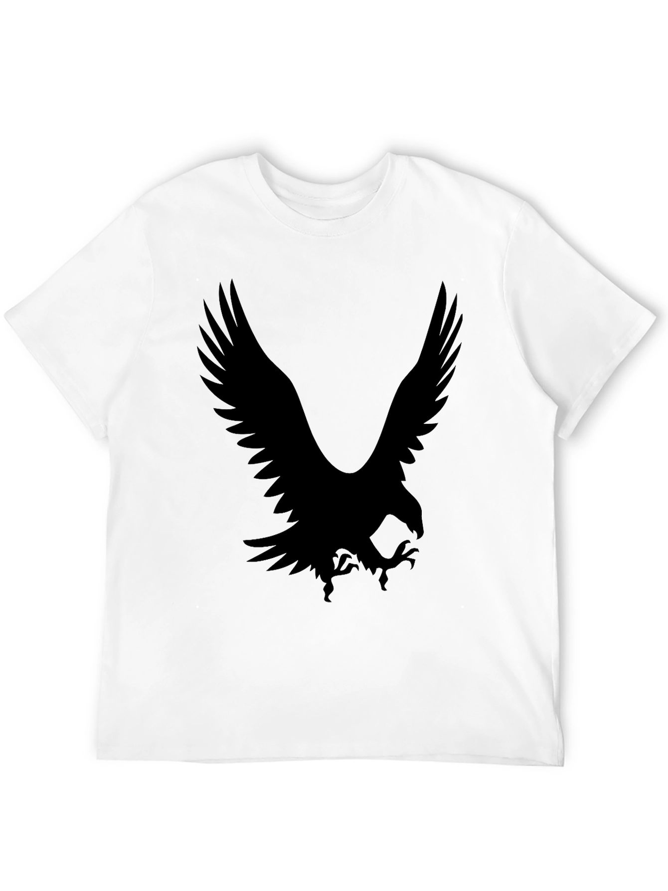 Black Black Eagle Graphic T-Shirt - Stylish Men's Tee view 12