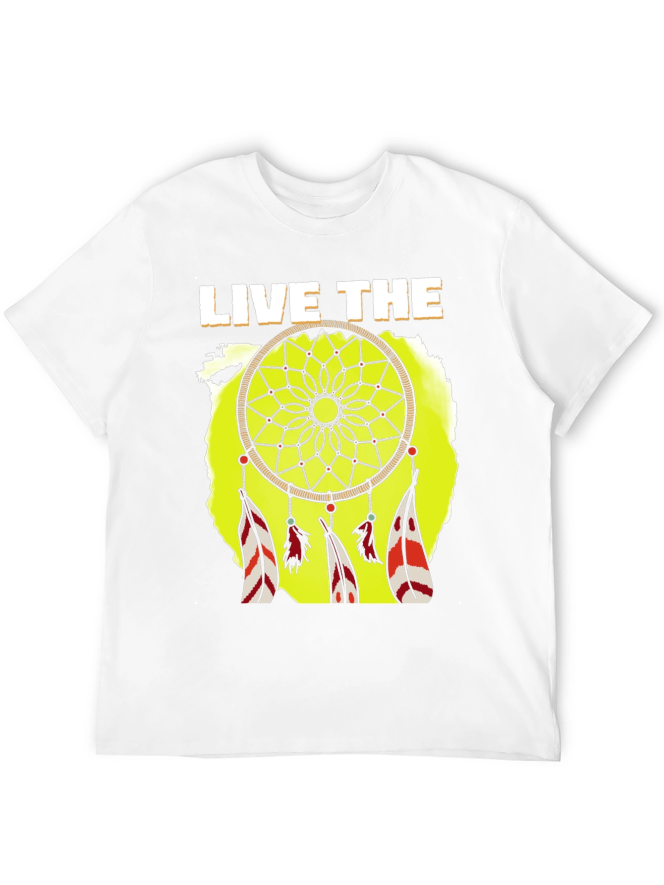 Black Live the Dreamcatcher T-Shirt - Black view 12