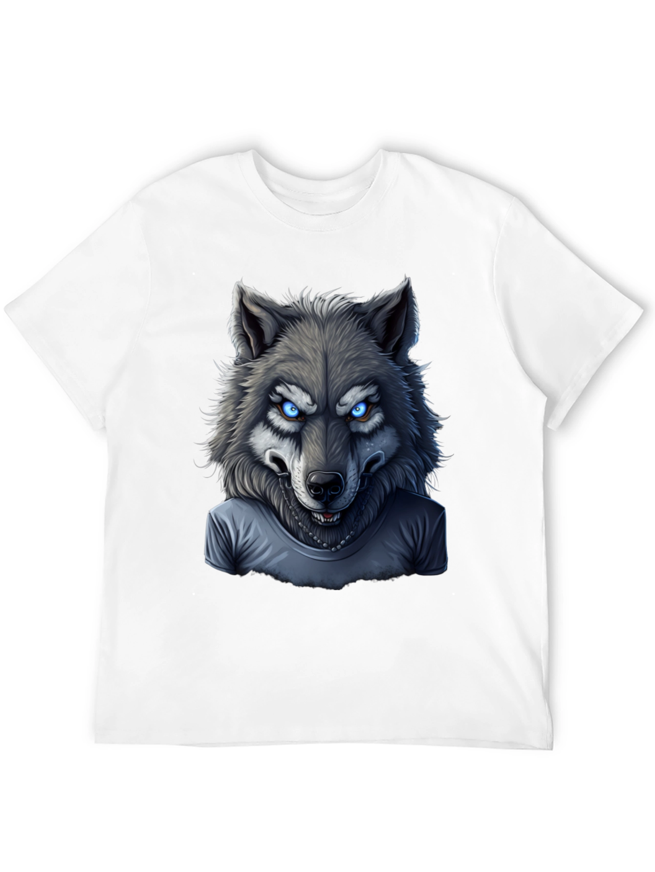 Black Wolf T-Shirt: Fierce Graphic Tee view 12