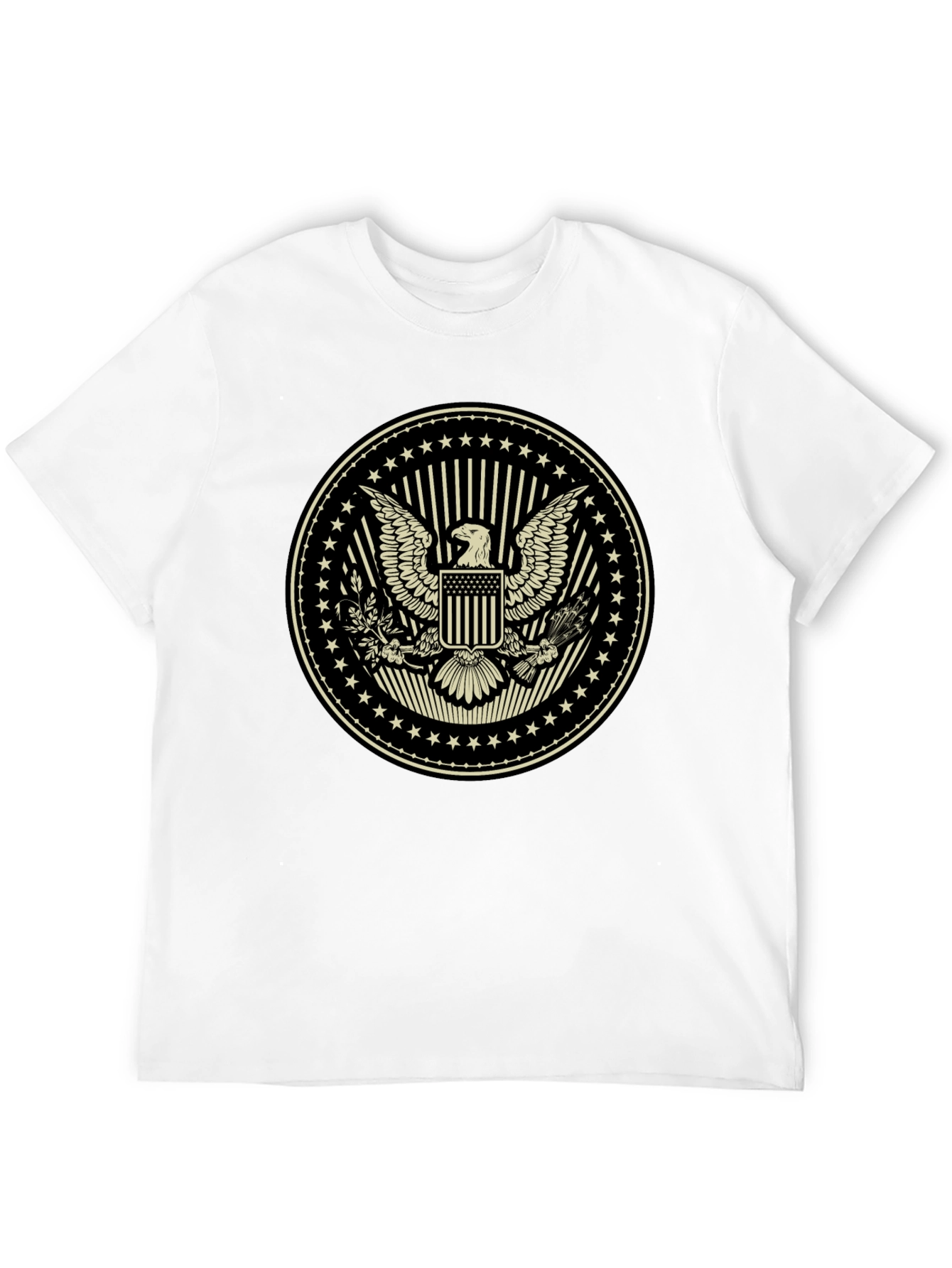 Black American Eagle Graphic Tee - Patriotic Style view 12