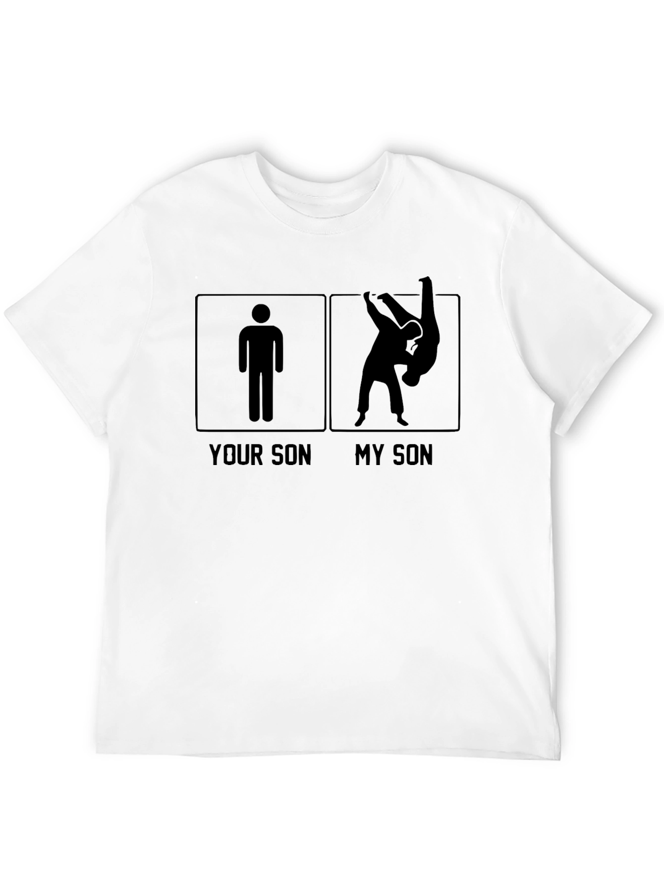 Black Your Son My Son Grappling Jiu Jitsu Black T-Shirt view 12