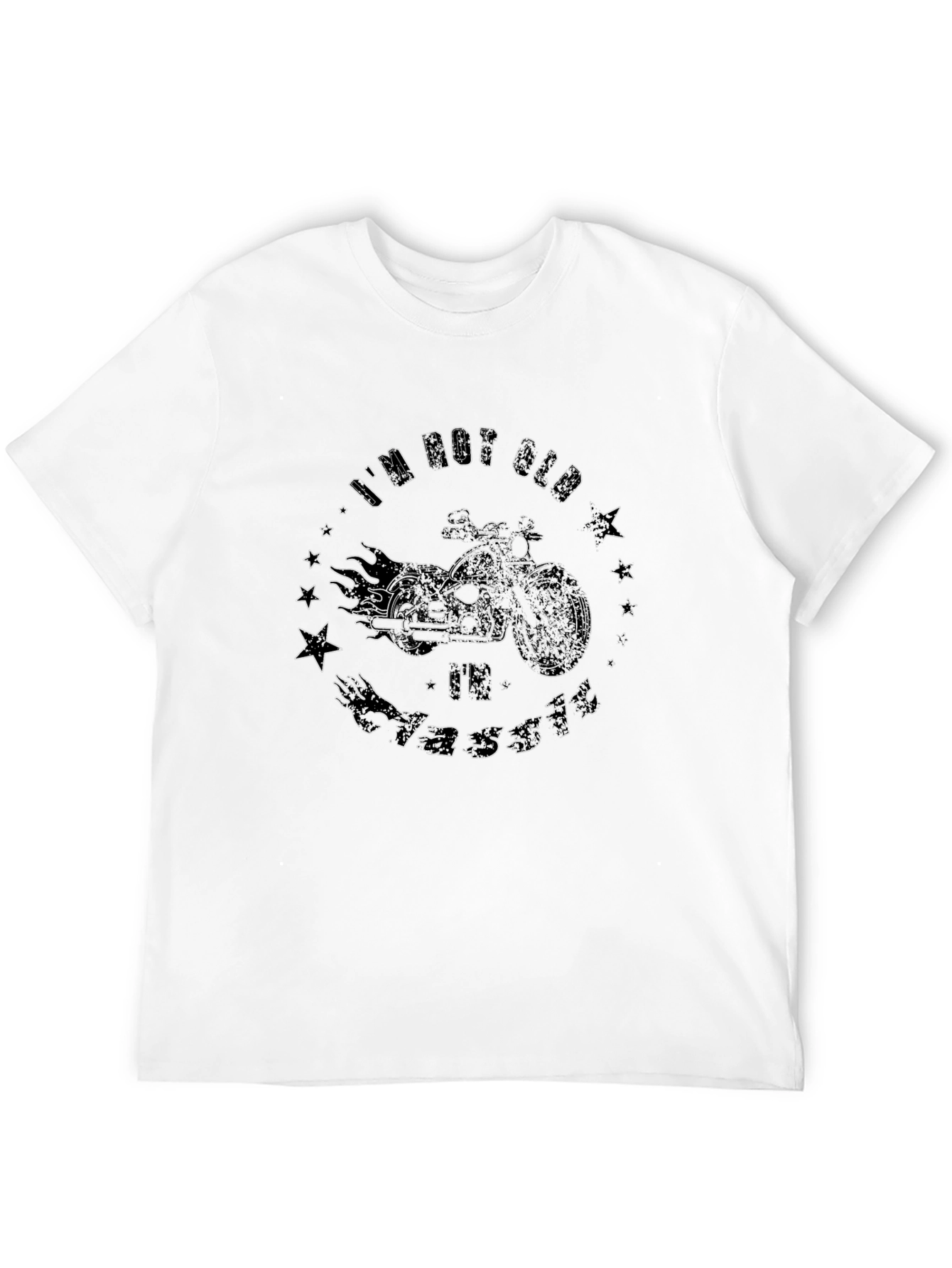Black I'm Not Old, I'm Classic Motorcycle Graphic Tee view 12