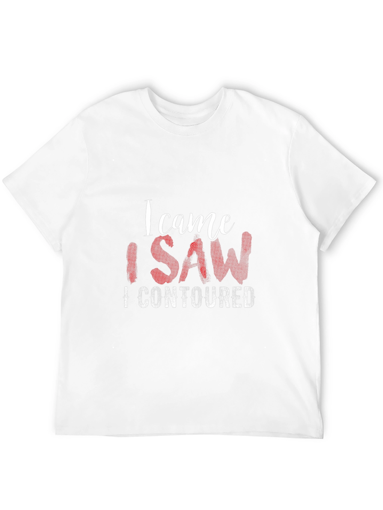 Black I Came I Saw I Contoured Graphic T-Shirt view 12