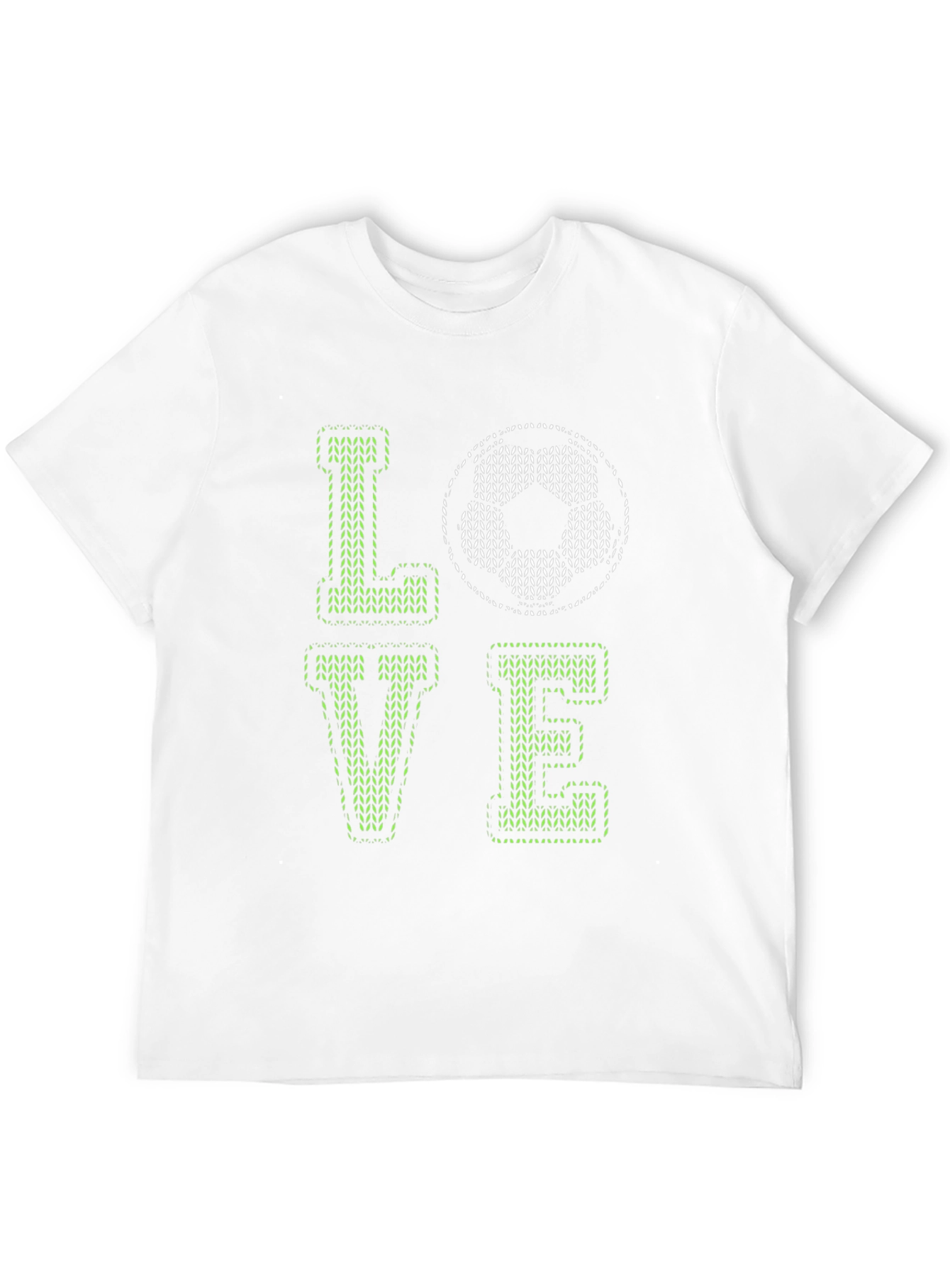 Black Love Soccer Graphic Black T-Shirt view 12