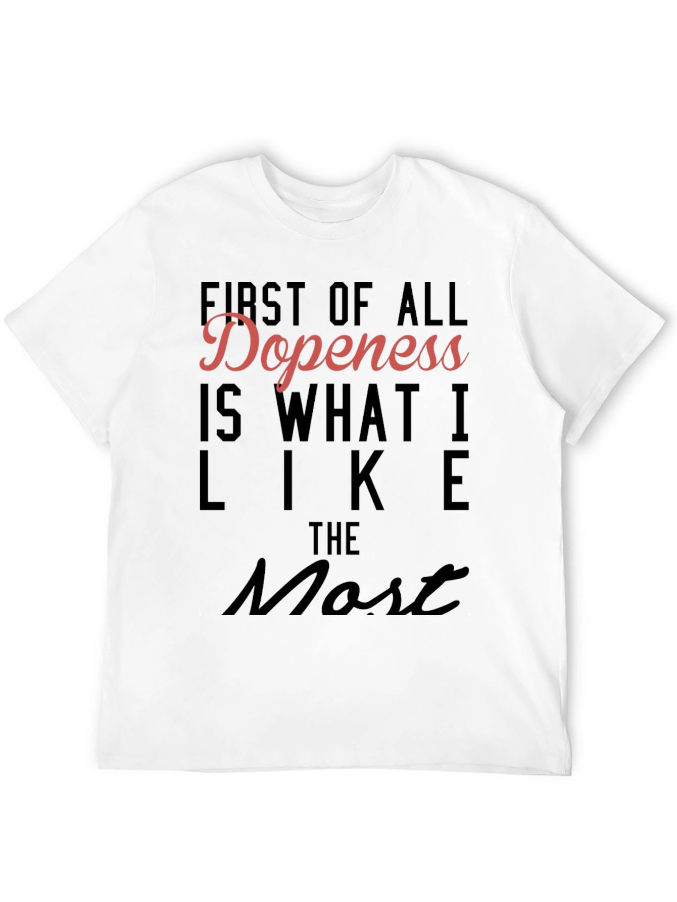 Black Dopeness Tee: Bold Statement Shirt view 12