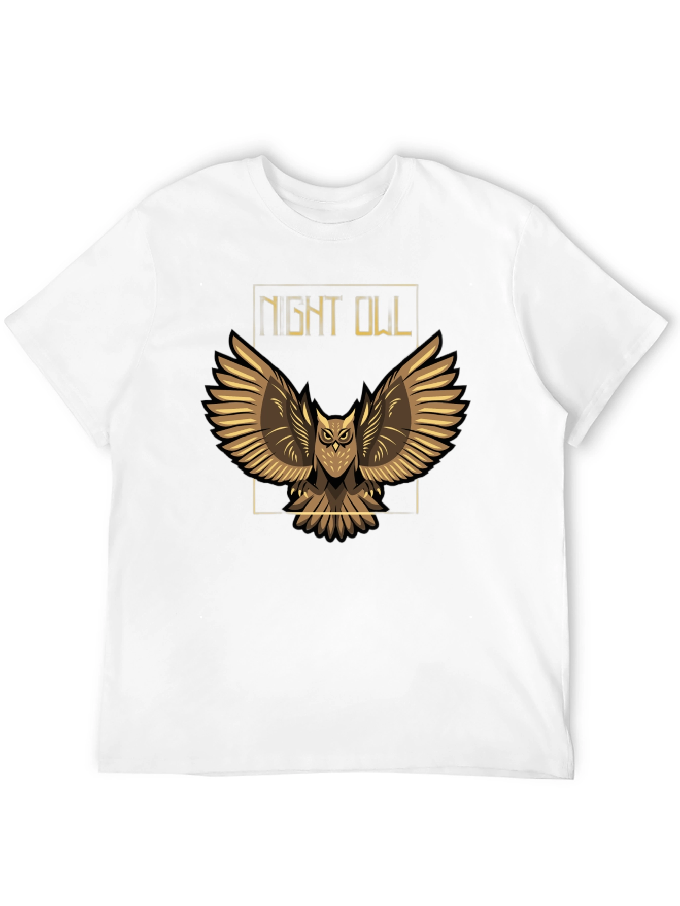 Black Night Owl Graphic T-Shirt - Black view 12