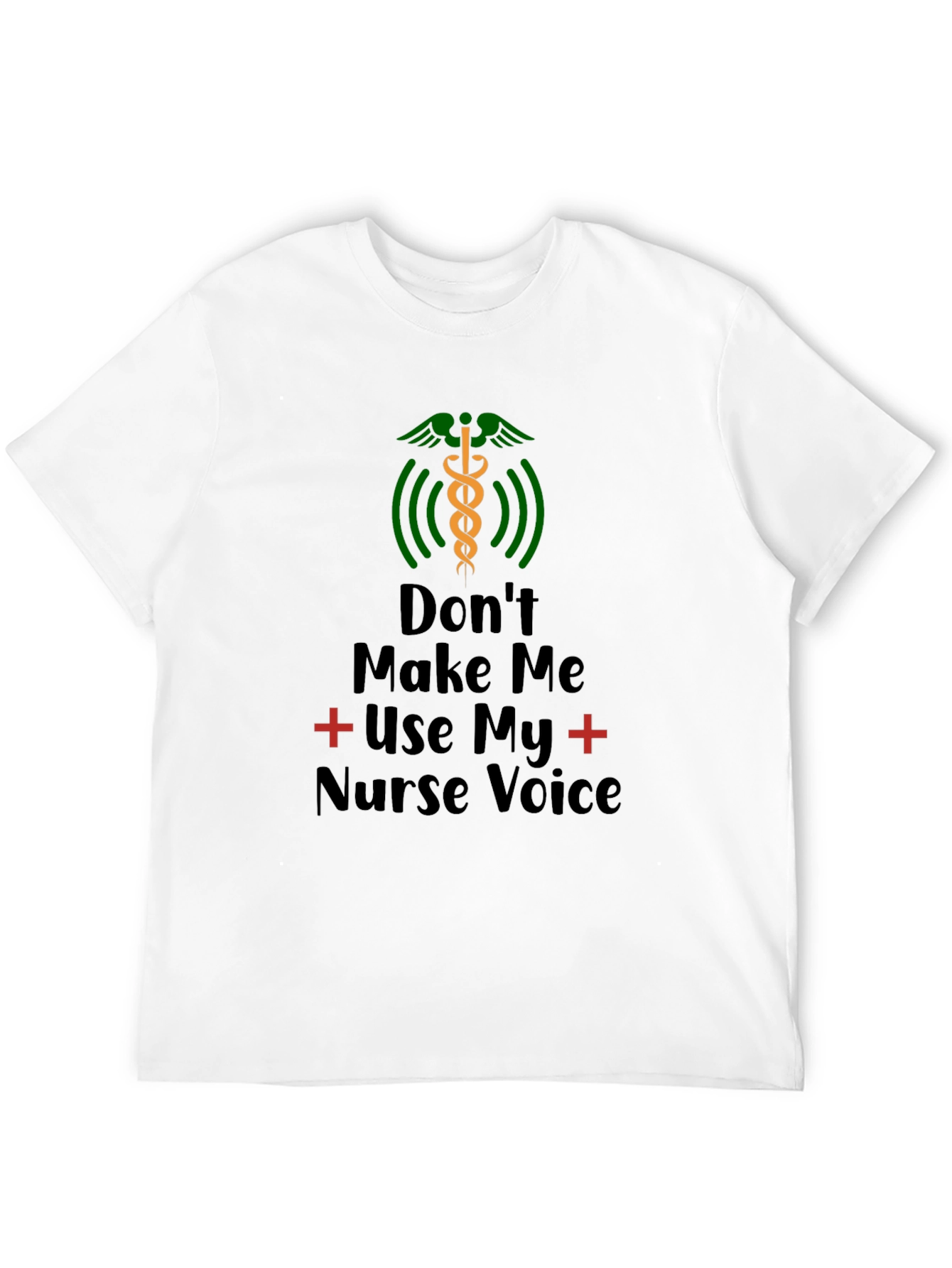 Black Don't Make Me Use My Nurse Voice T-Shirt view 12