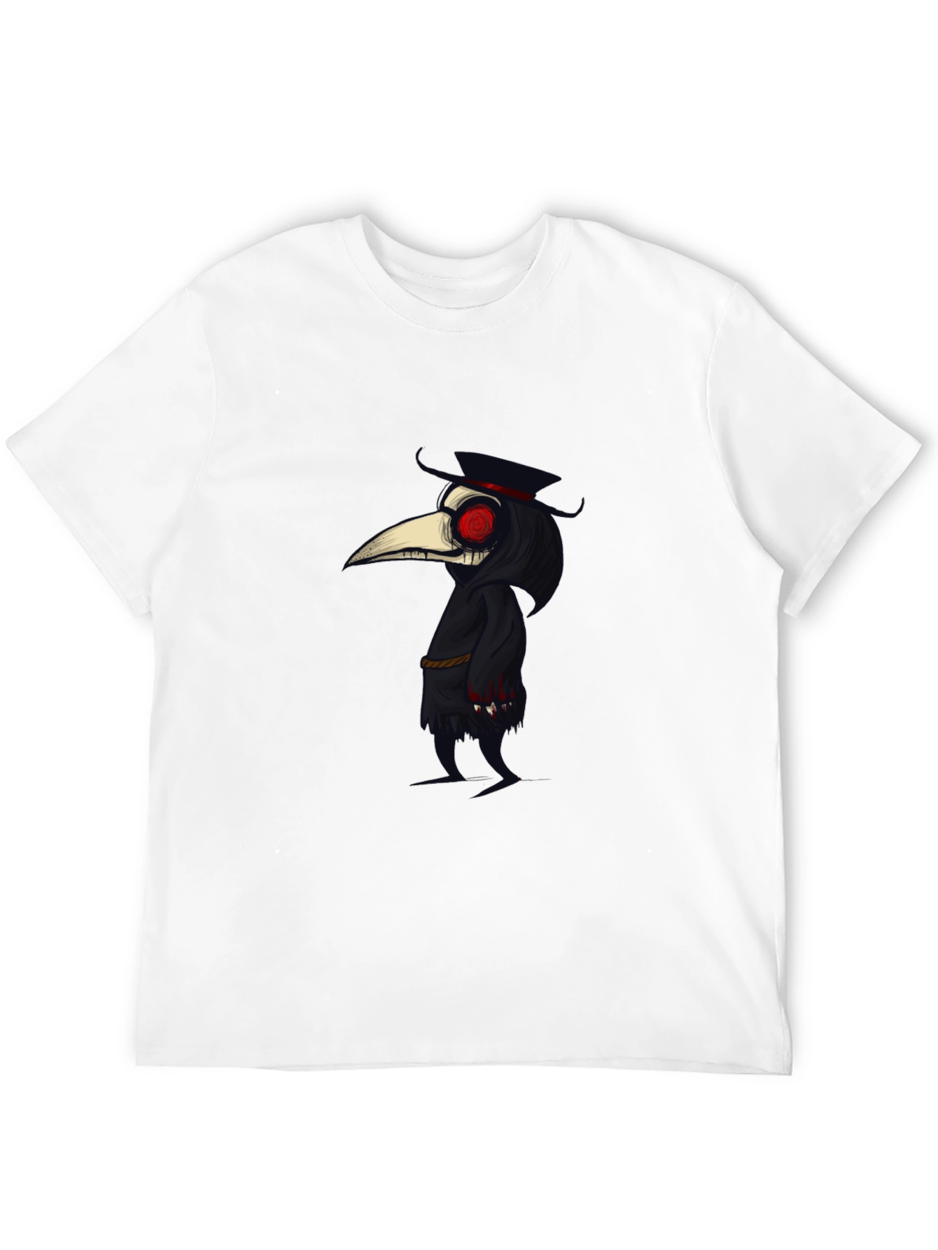Plague Doctor Graphic Tee - Stylish Gothic Design - 12