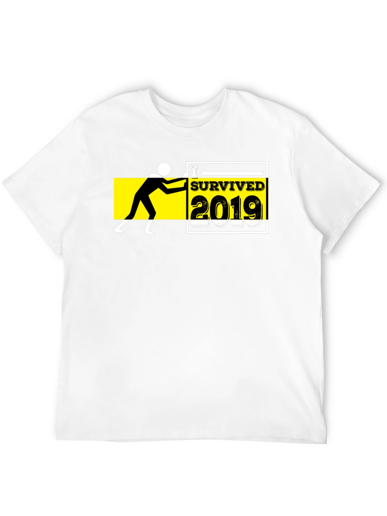 Black I Survived 2019 Graphic Tee - Black view 12