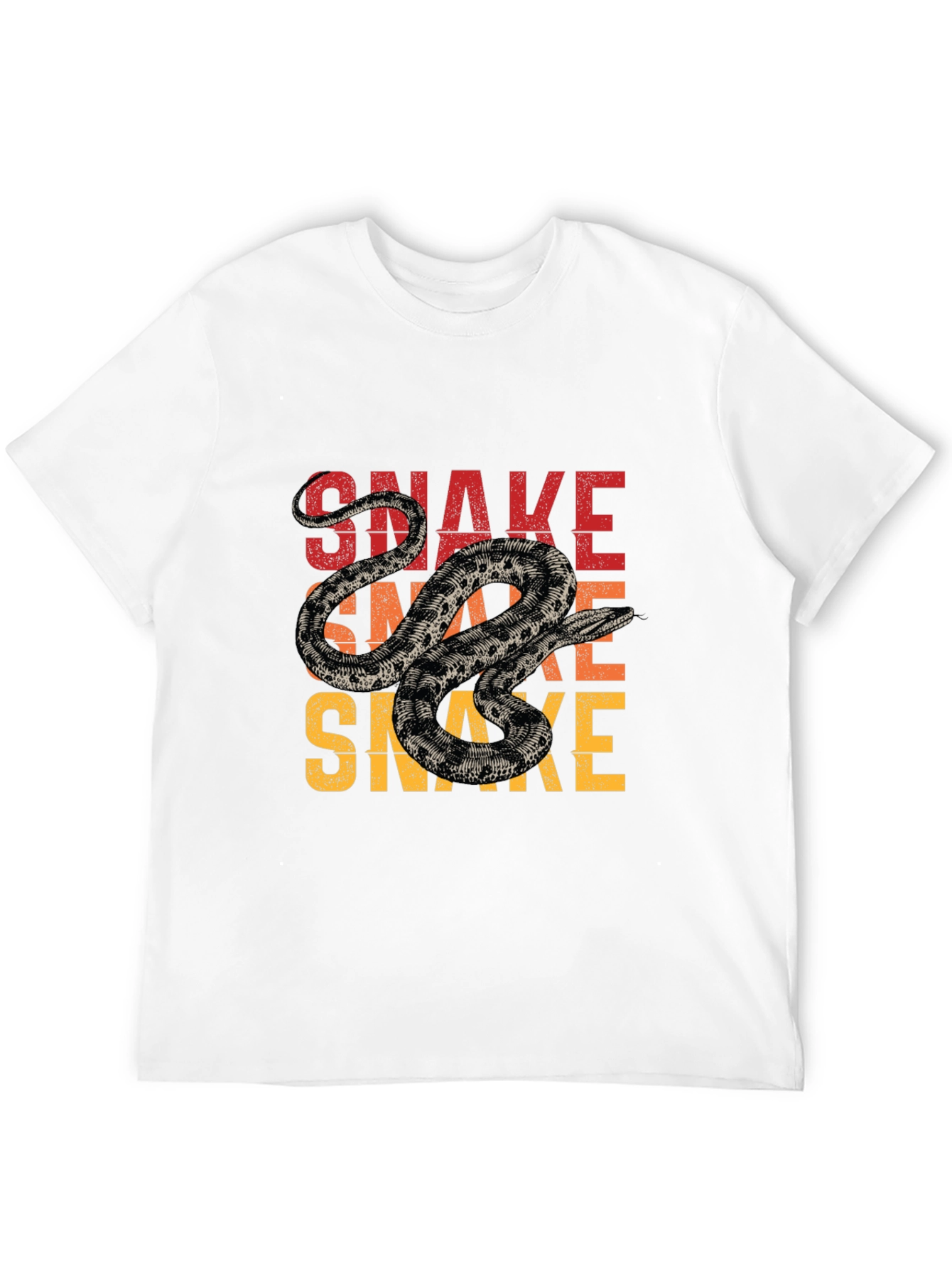 Black Snake T-Shirt - Vintage Graphic Tee view 12