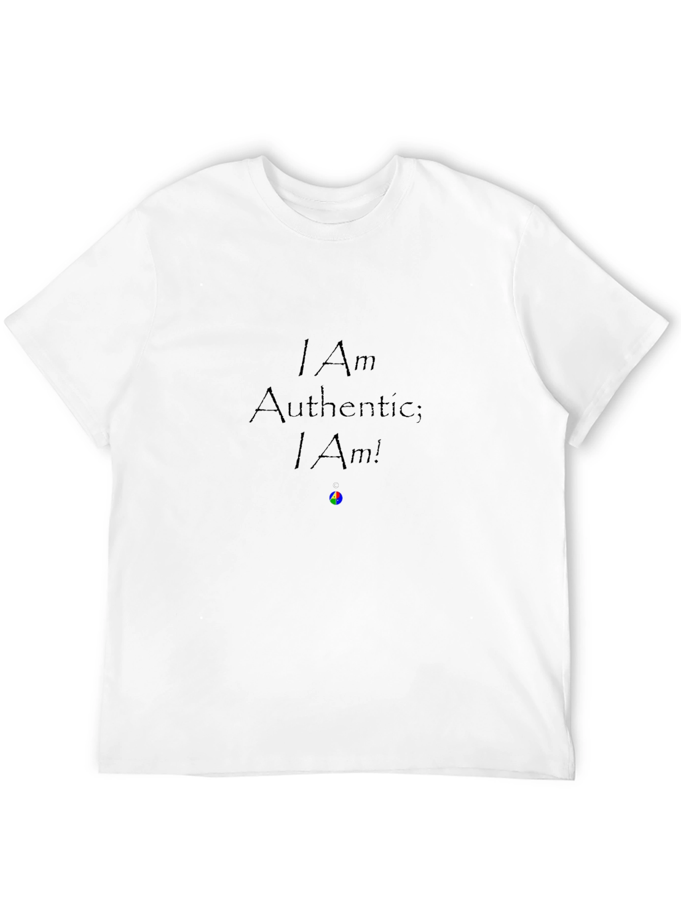 Black Authentic I Am T-Shirt - Black view 12