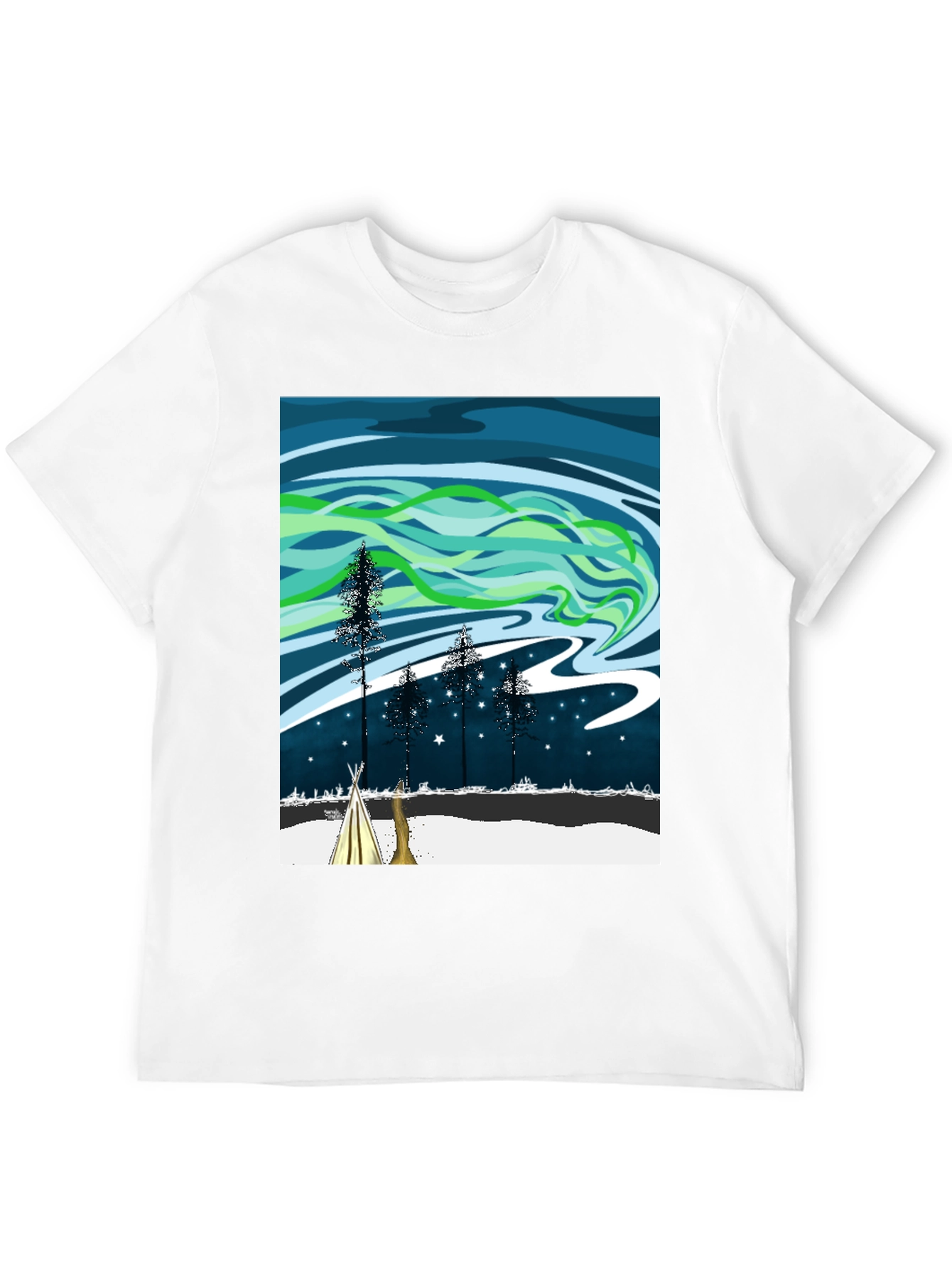 Northern Lights Graphic Tee - 12