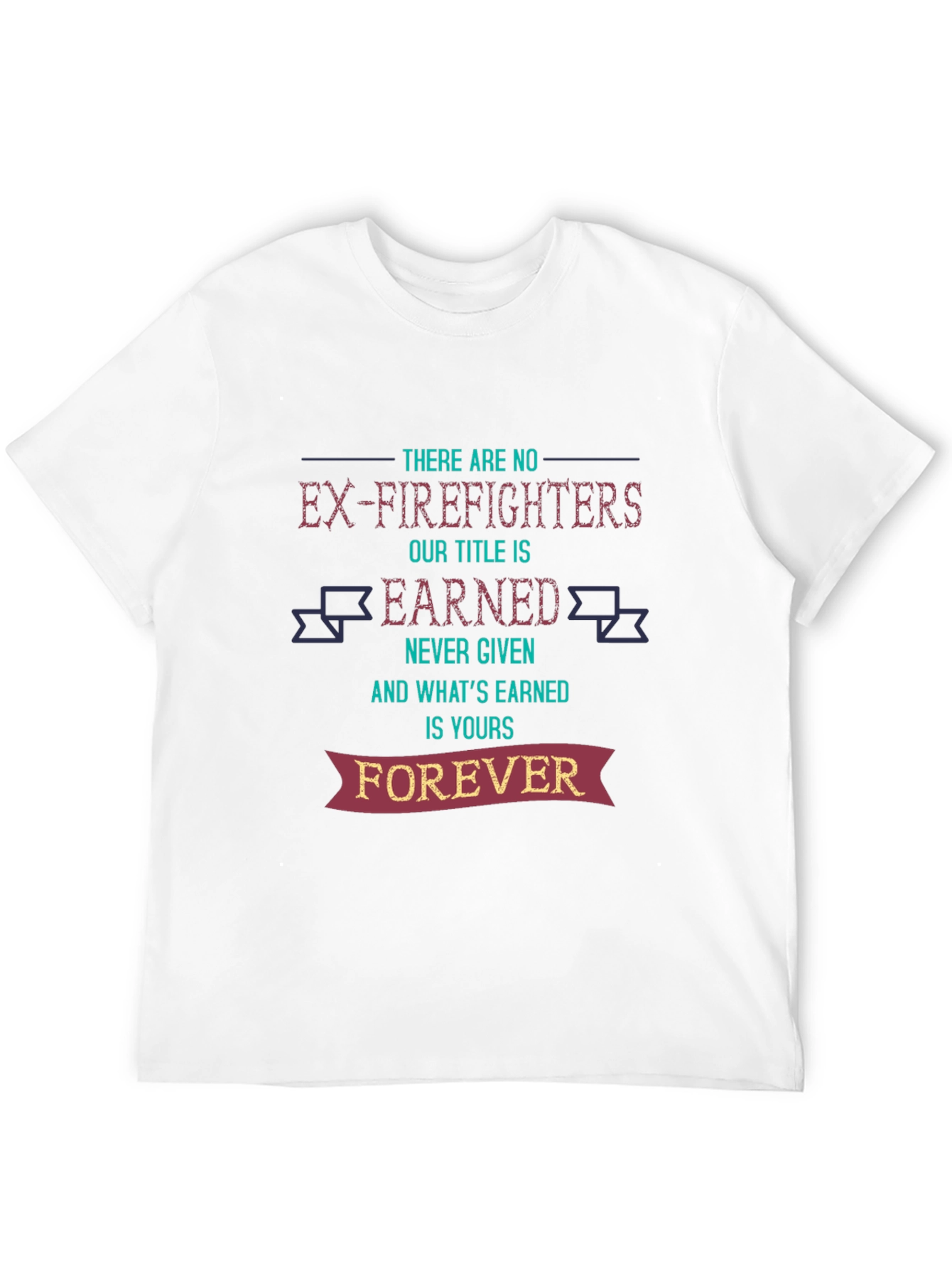 Black Firefighter Pride Tee - Earned Forever view 12