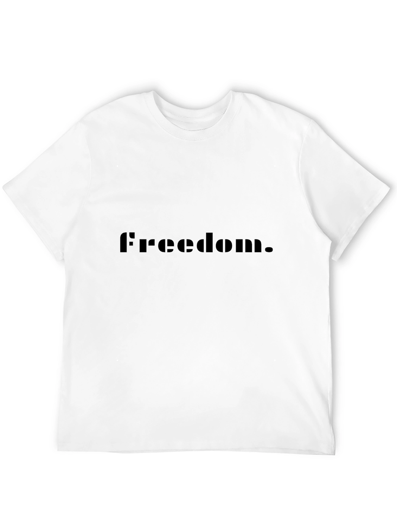 Black Freedom Graphic Print Tee - Stylish & Comfy view 12