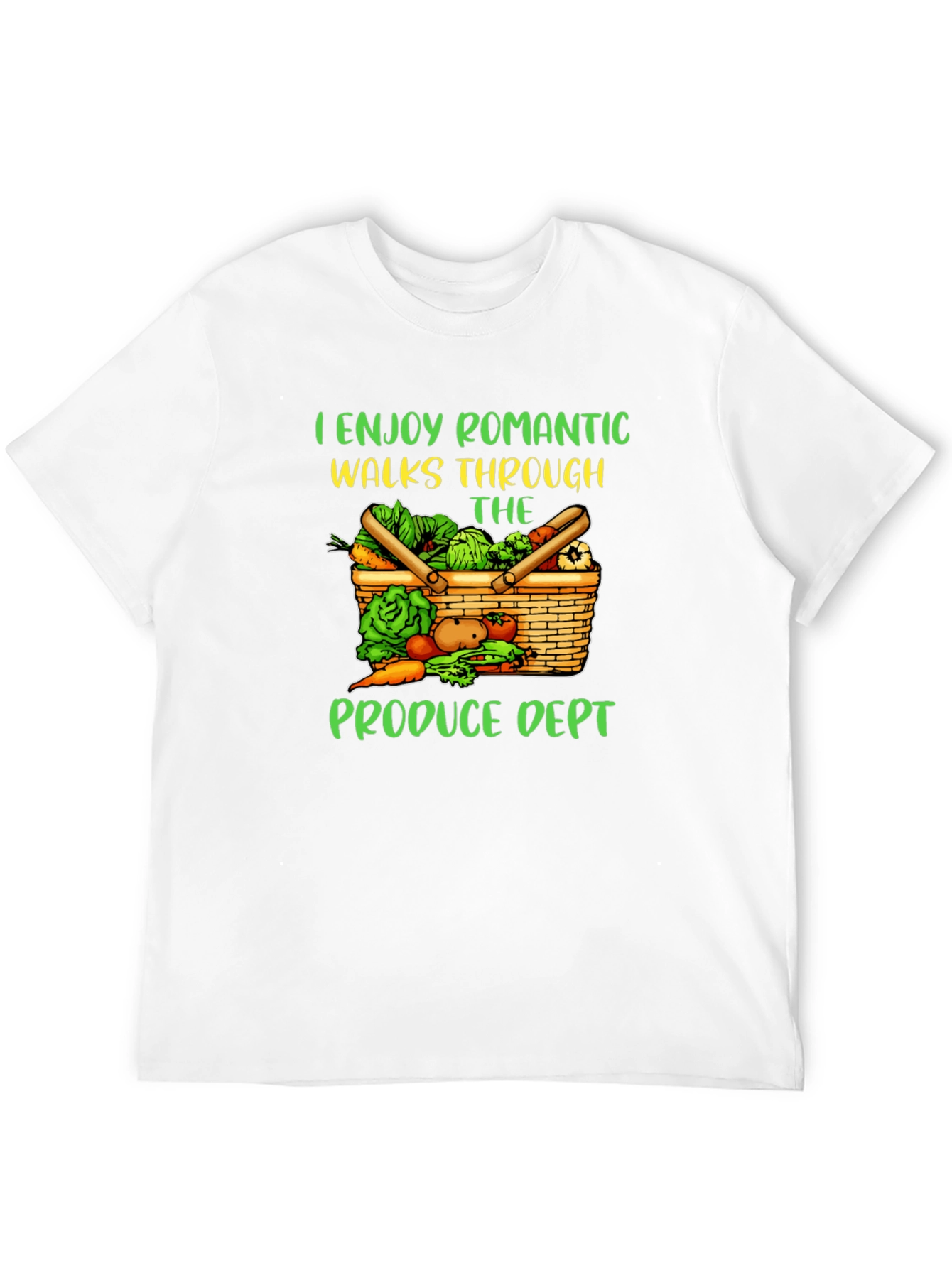 Black Romantic Walks Produce Dept T-Shirt view 12