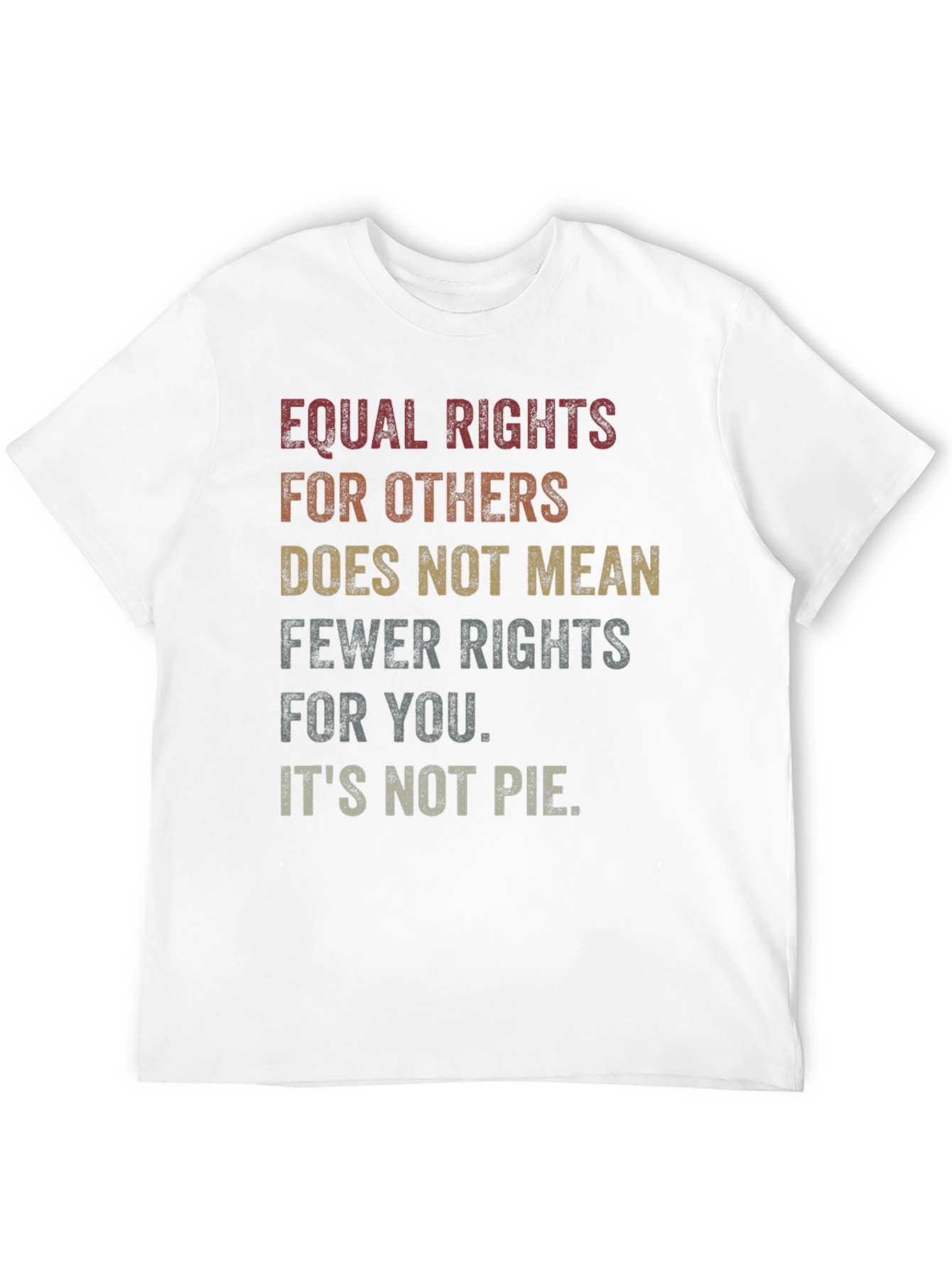 Black Equal Rights Graphic Tee - Black Unisex view 12
