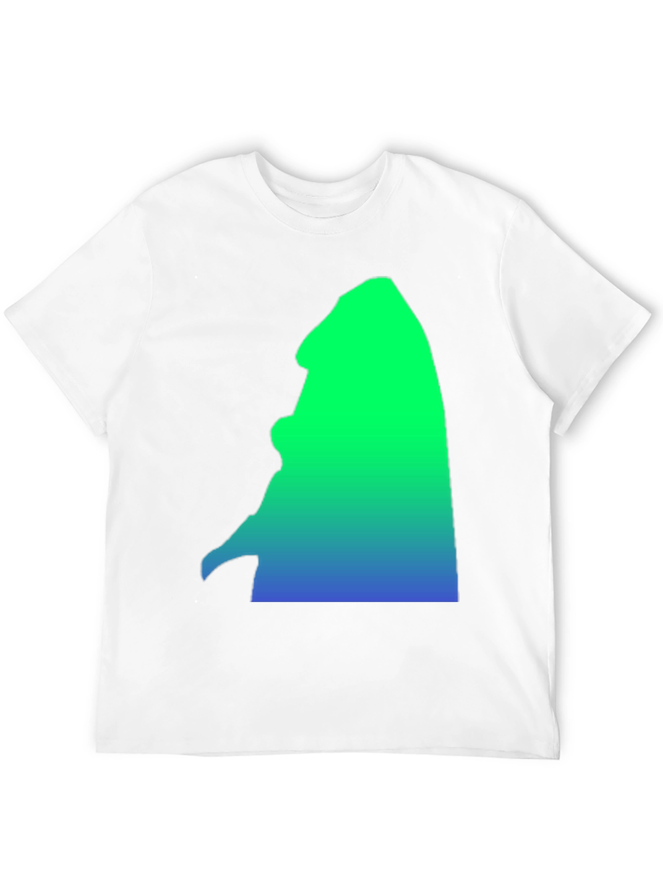 Black Gradient Silhouette Graphic Tee - Casual Comfort view 12