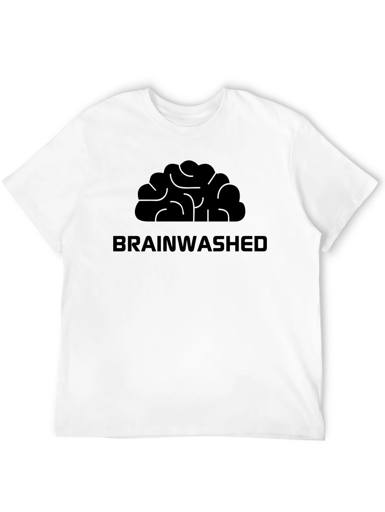 Black Brainwashed Graphic Tee - Stylish Casual Wear view 12