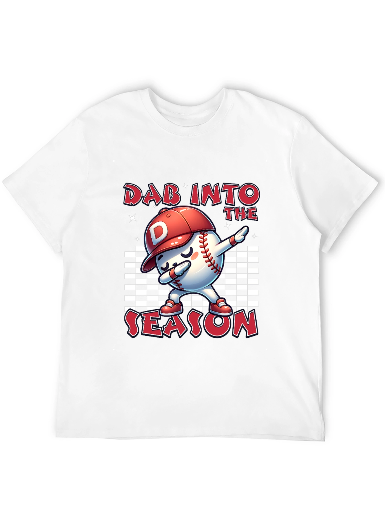 Black Dab Into The Season Baseball T-Shirt view 12