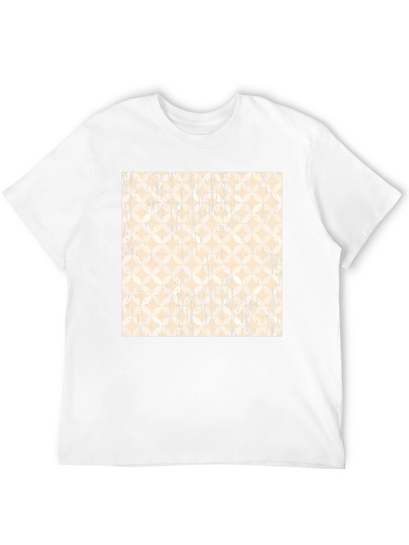 Black Modern Pattern Black T-Shirt view 12