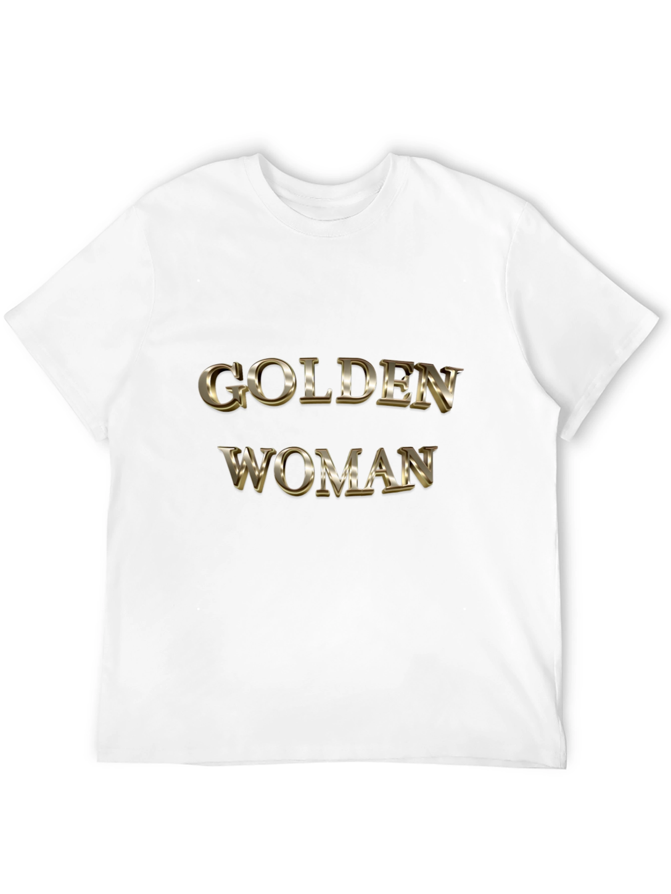 Black Golden Woman Graphic Black T-Shirt view 12