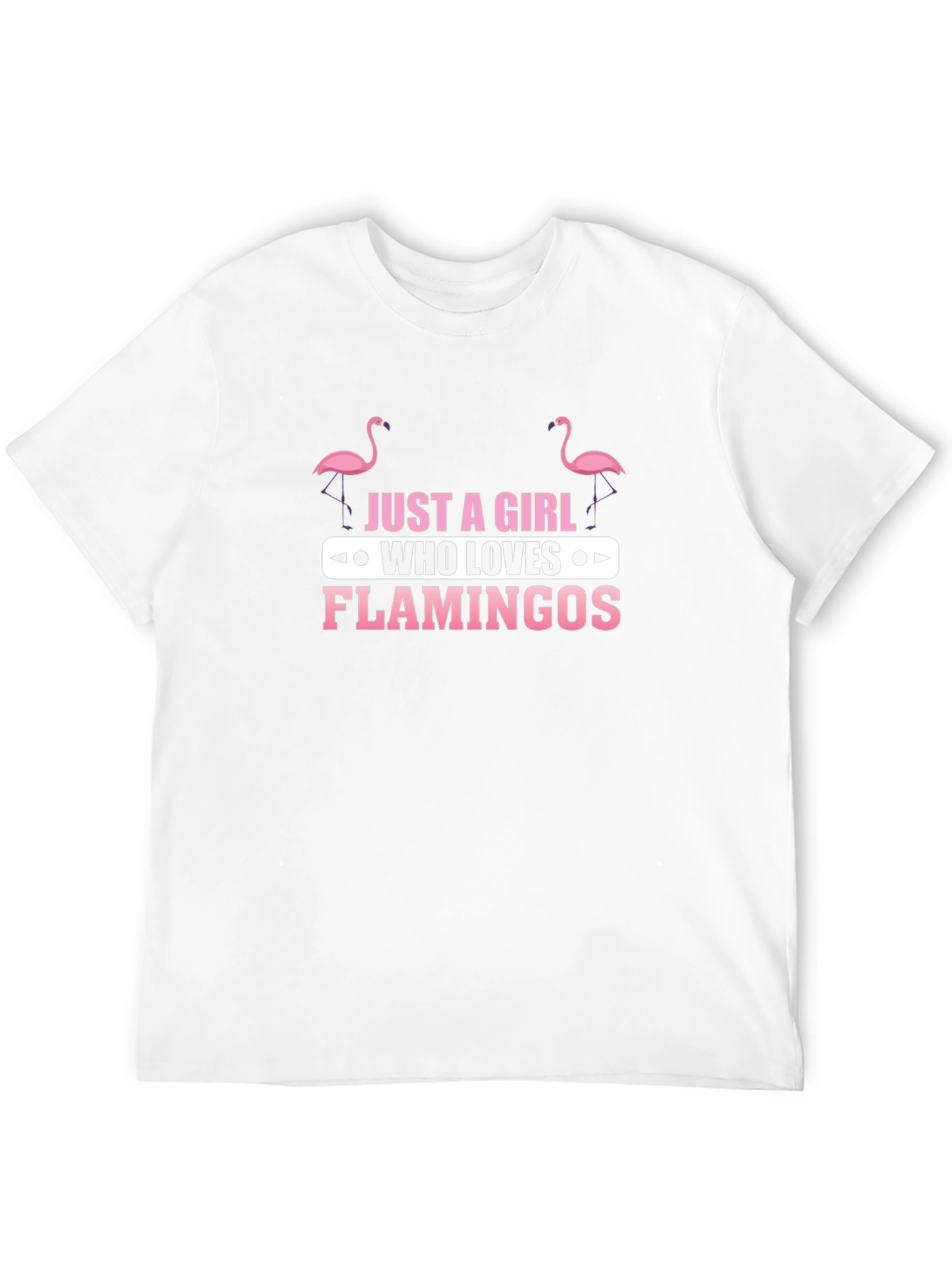 Black Flamingo Lover Tee - Just A Girl Who Loves Flamingos view 12