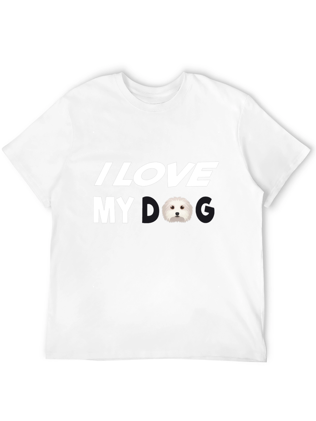 I Love My Dog T-Shirt - Cute Pet Owner Tee - 12