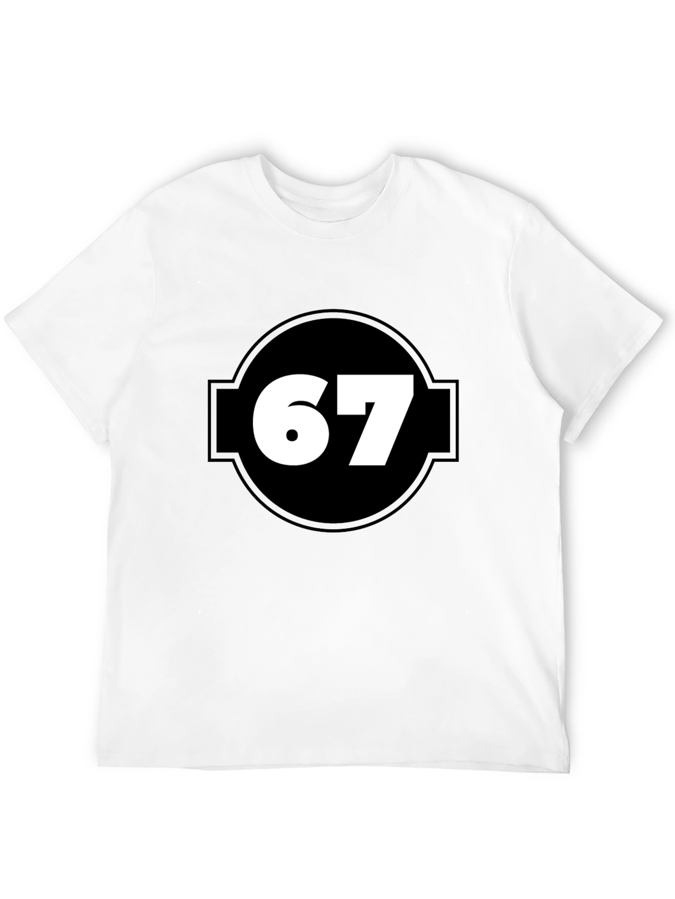 Black 67 Graphic Print Black Cotton T-Shirt view 12