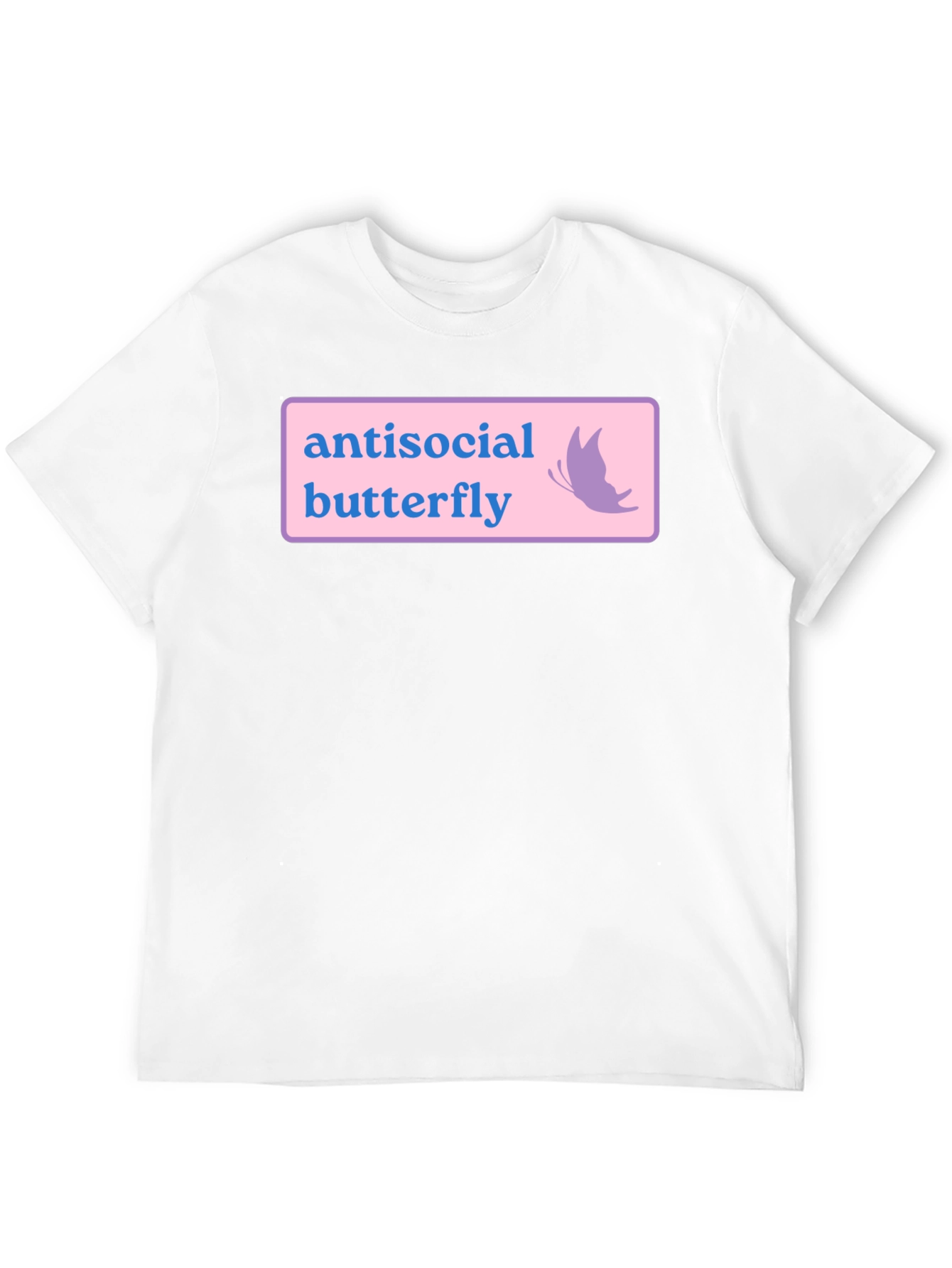 Black Antisocial Butterfly Graphic Tee - Black view 12