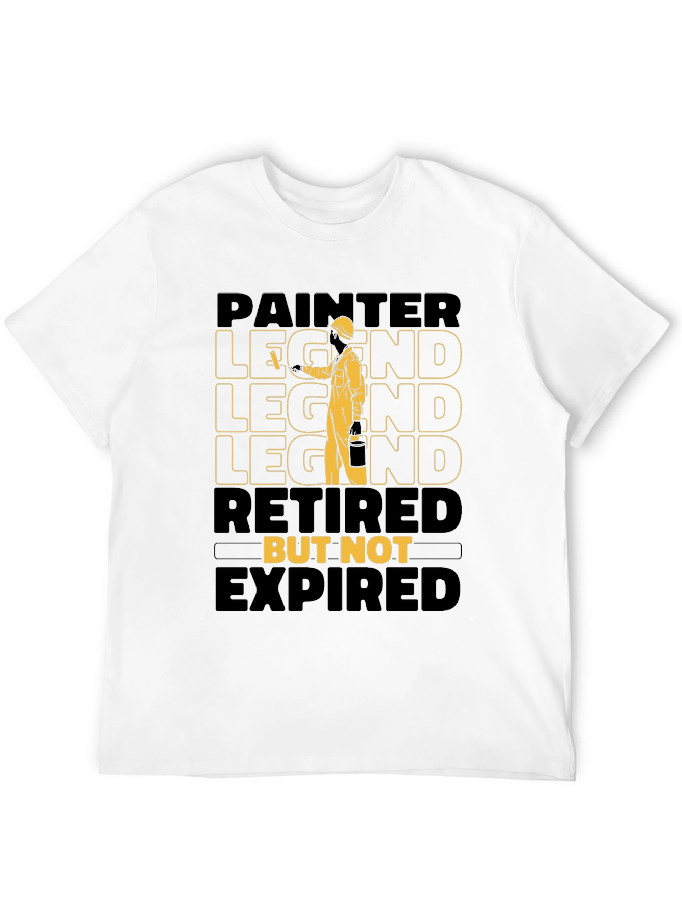 Black Painter Legend Retired Men's T-Shirt view 12