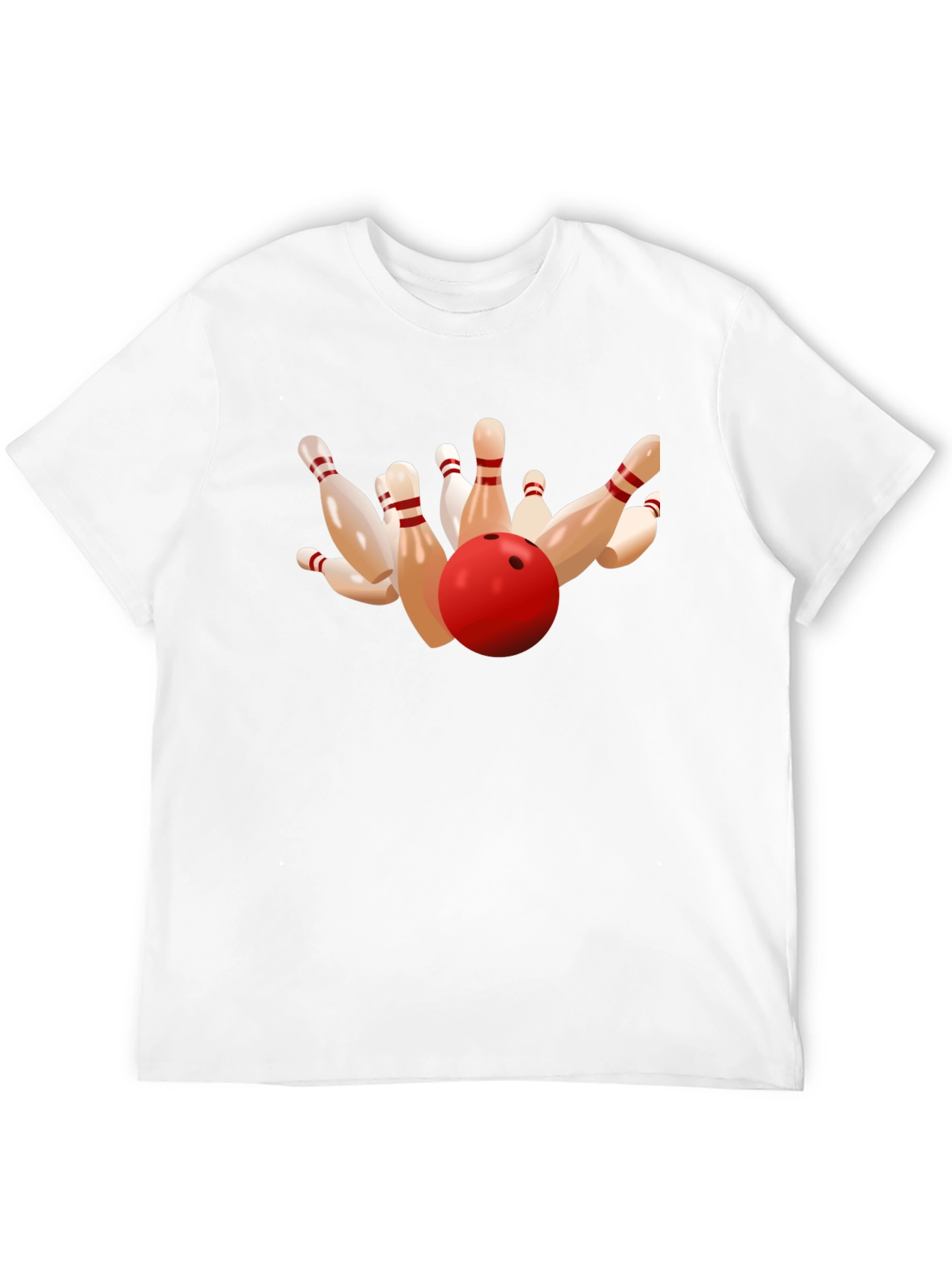 Black Bowling Strike Graphic Tee - Black view 12
