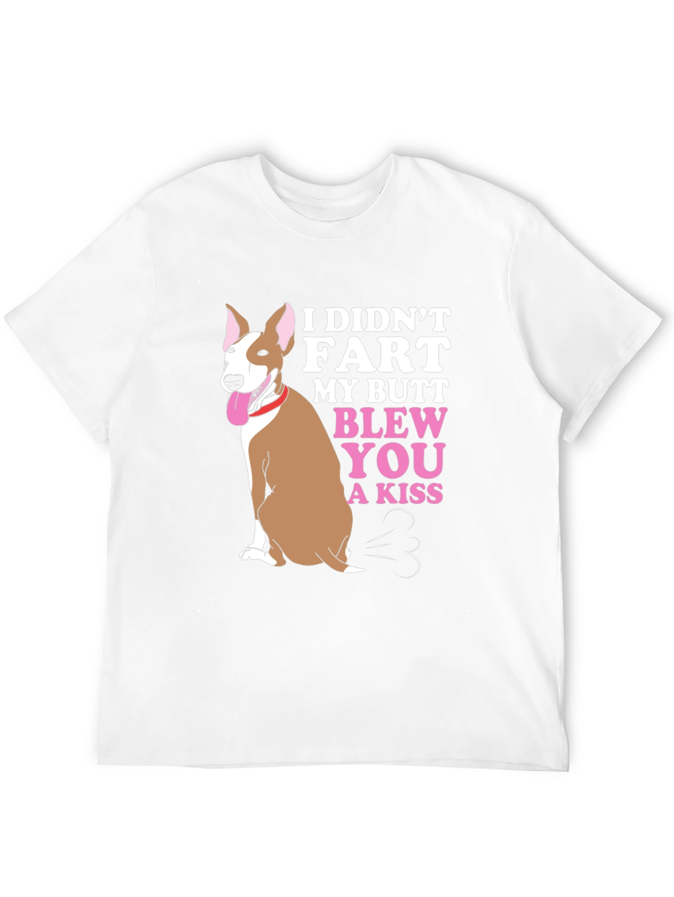 Black Funny Dog "I Didn't Fart" Graphic Tee view 12