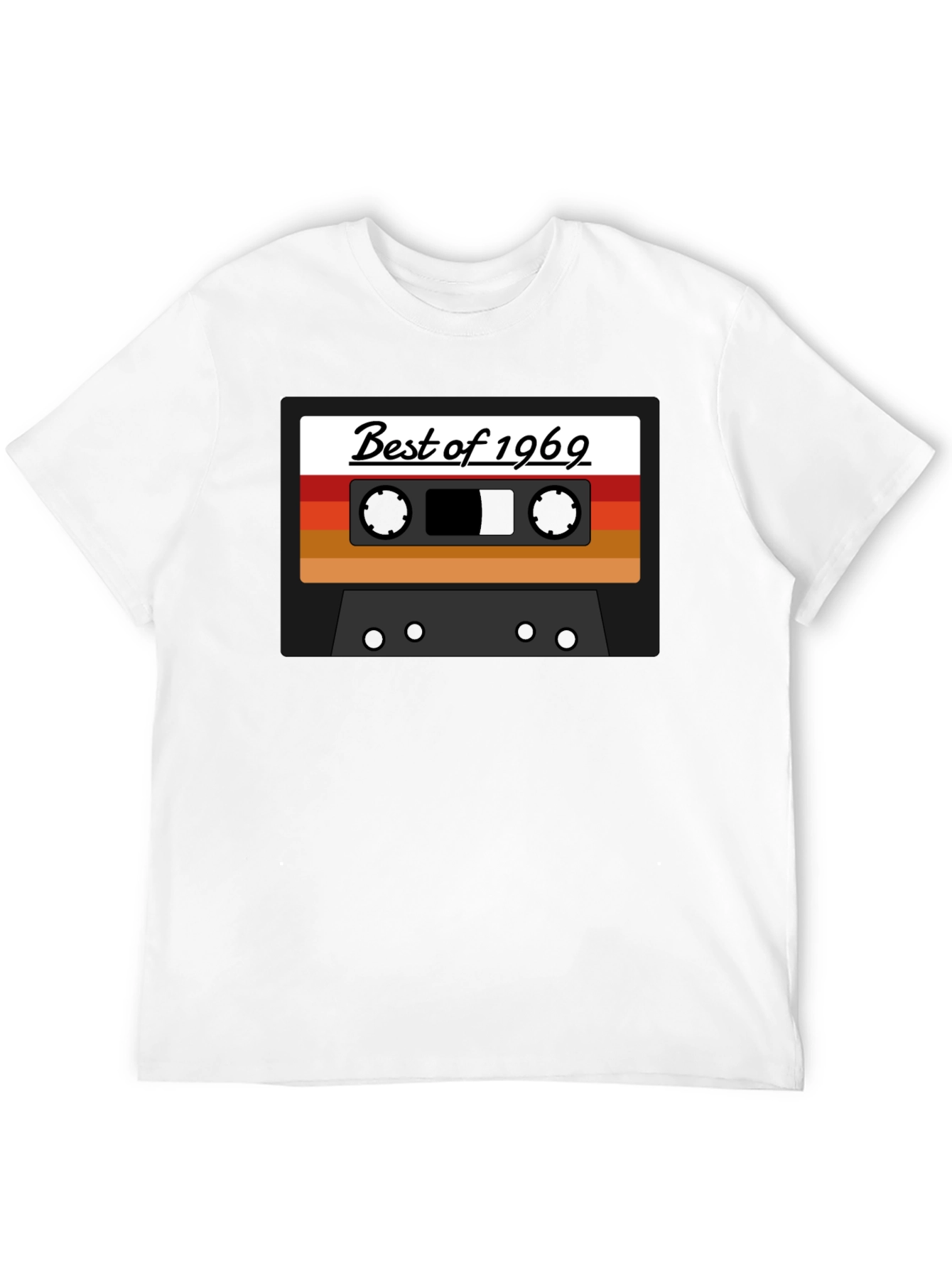 Black Best of 1969 Cassette Tape Graphic Tee view 12