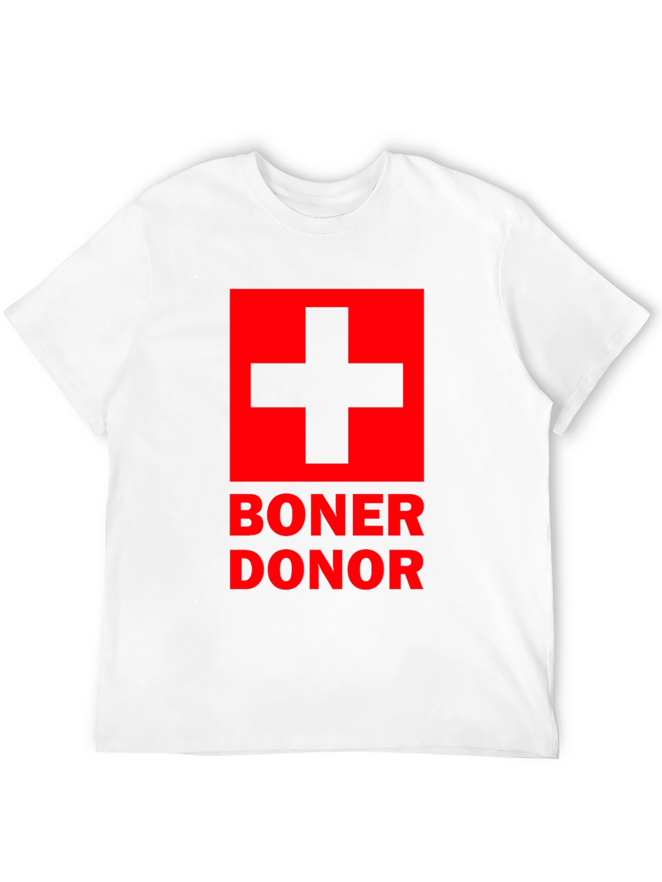 Black Boner Donor Graphic T-Shirt - Red Cross view 12