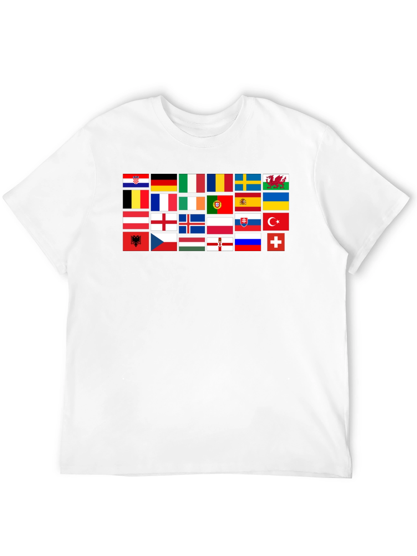 Flags of Europe Graphic T-Shirt - 12