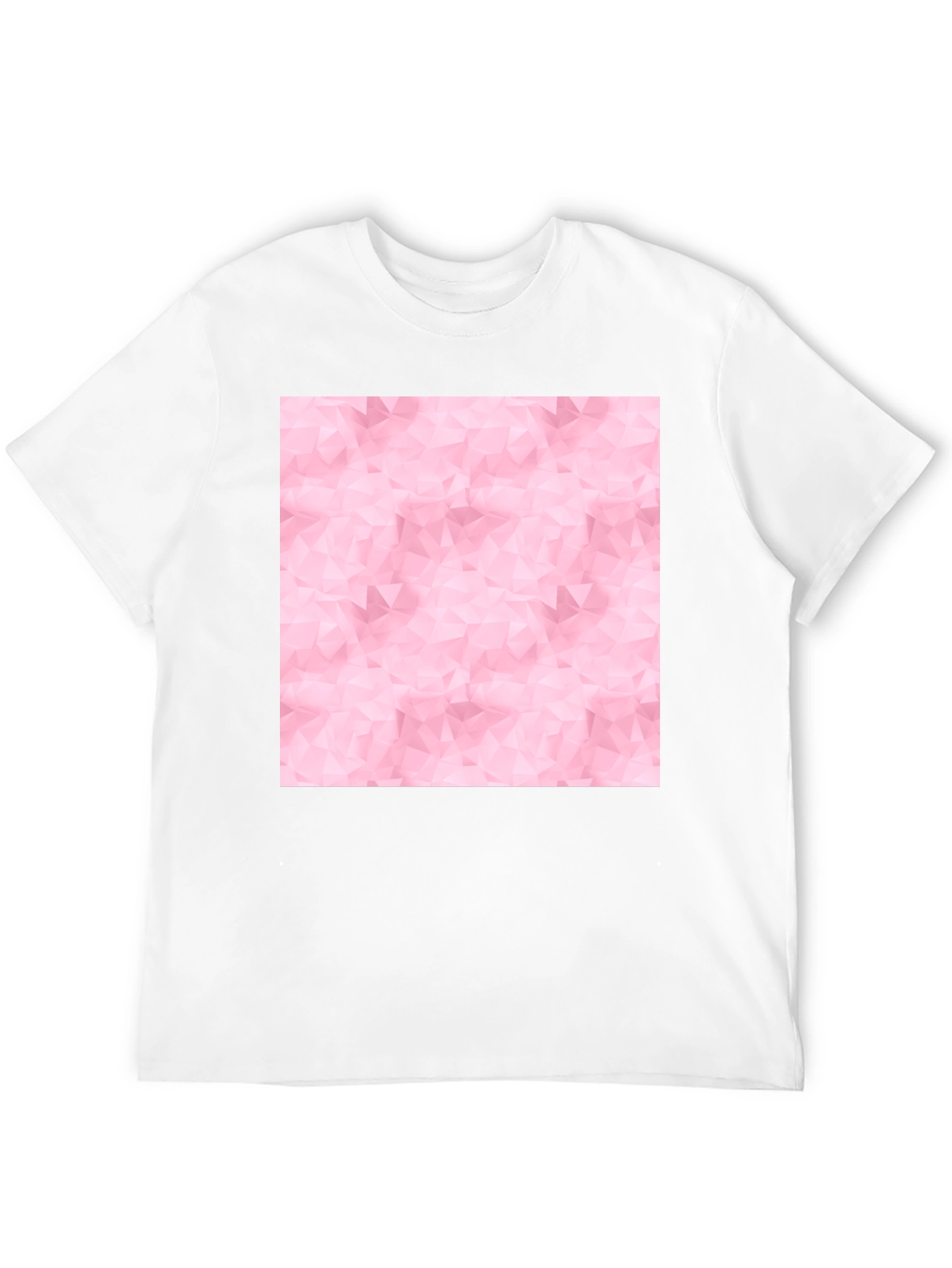 Black Abstract Pink Pattern Black T-Shirt view 12