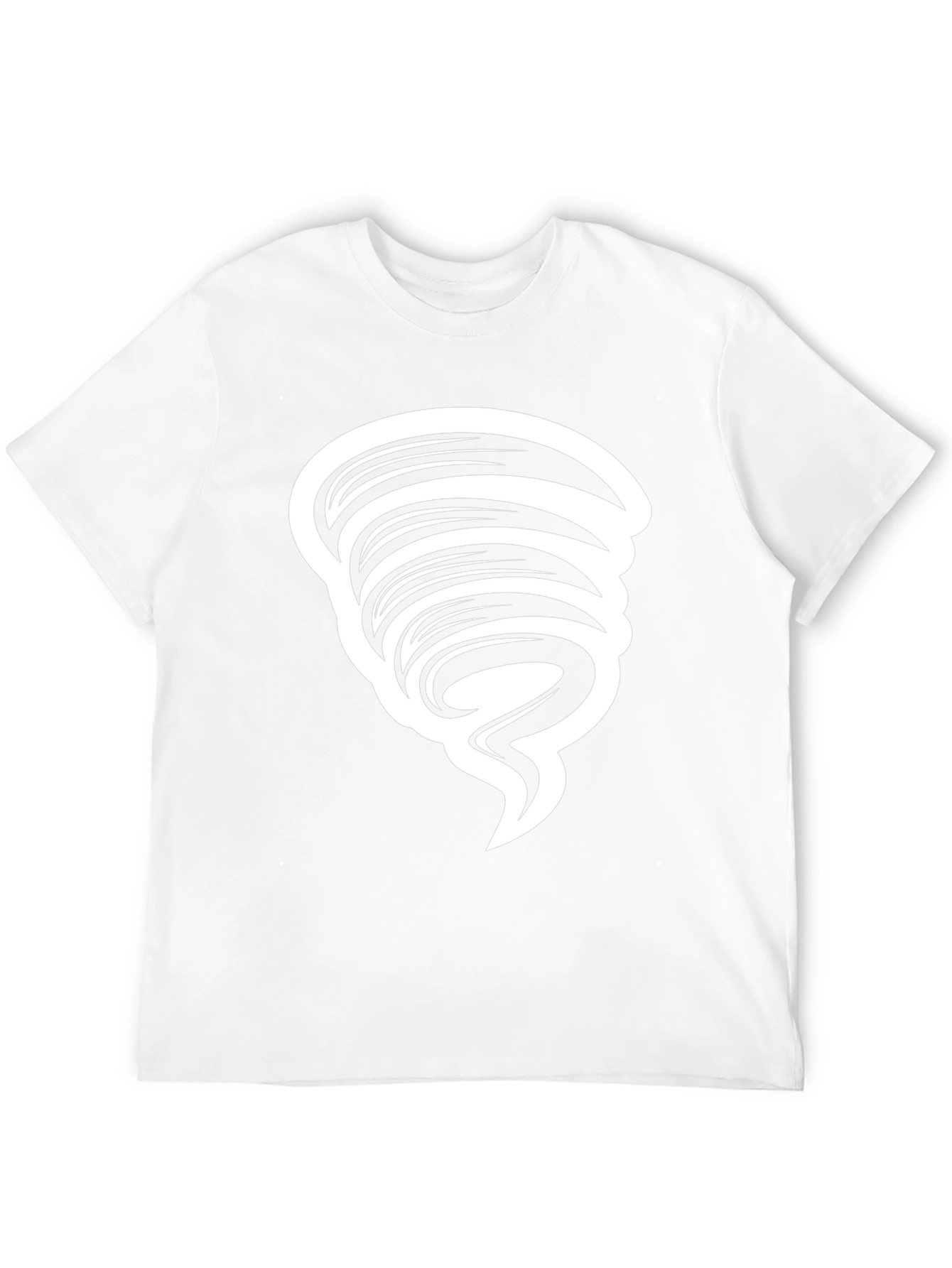 Black Tornado Graphic Black T-Shirt view 12