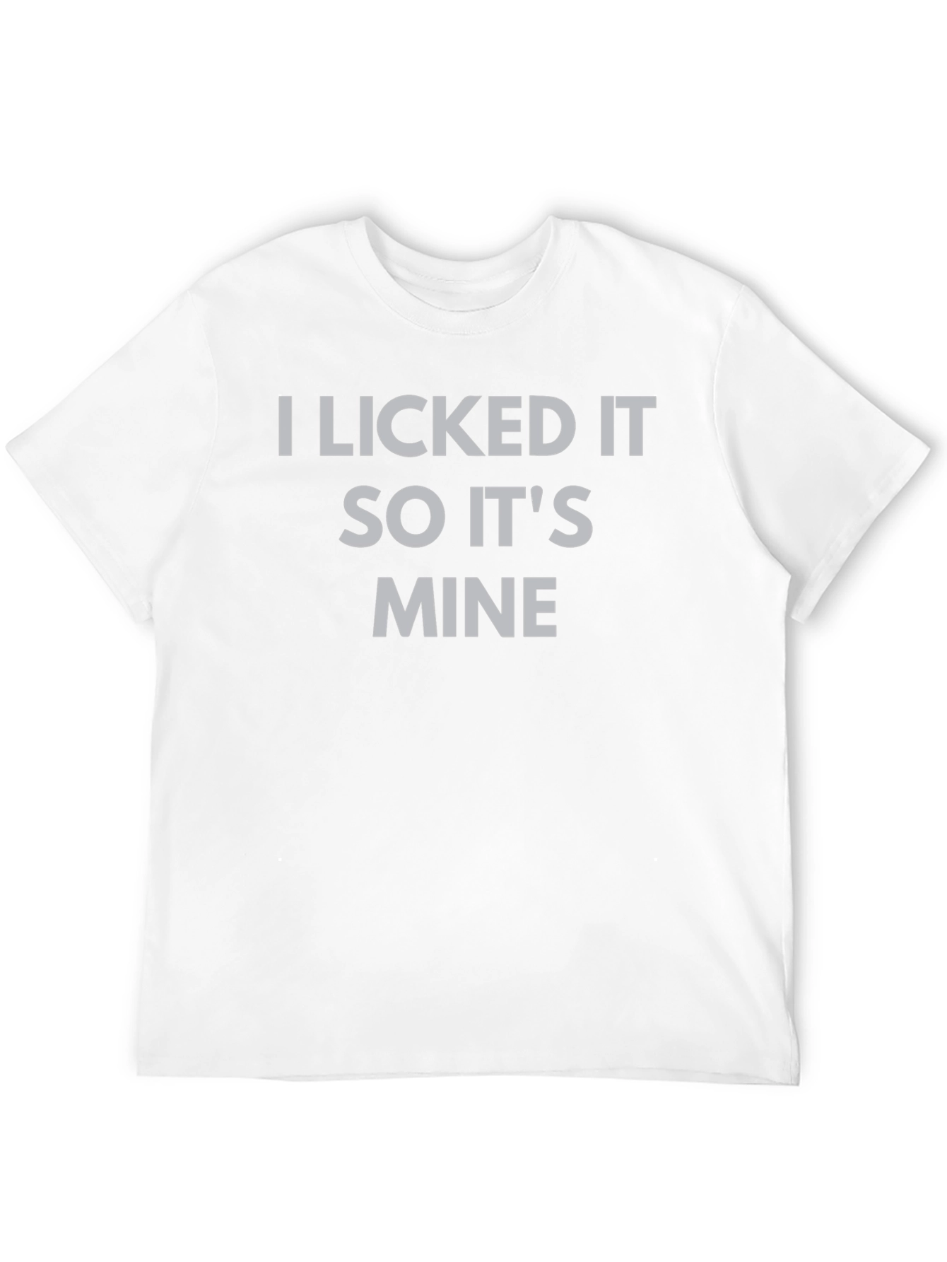 Black I Licked It So It's Mine Graphic Tee view 12