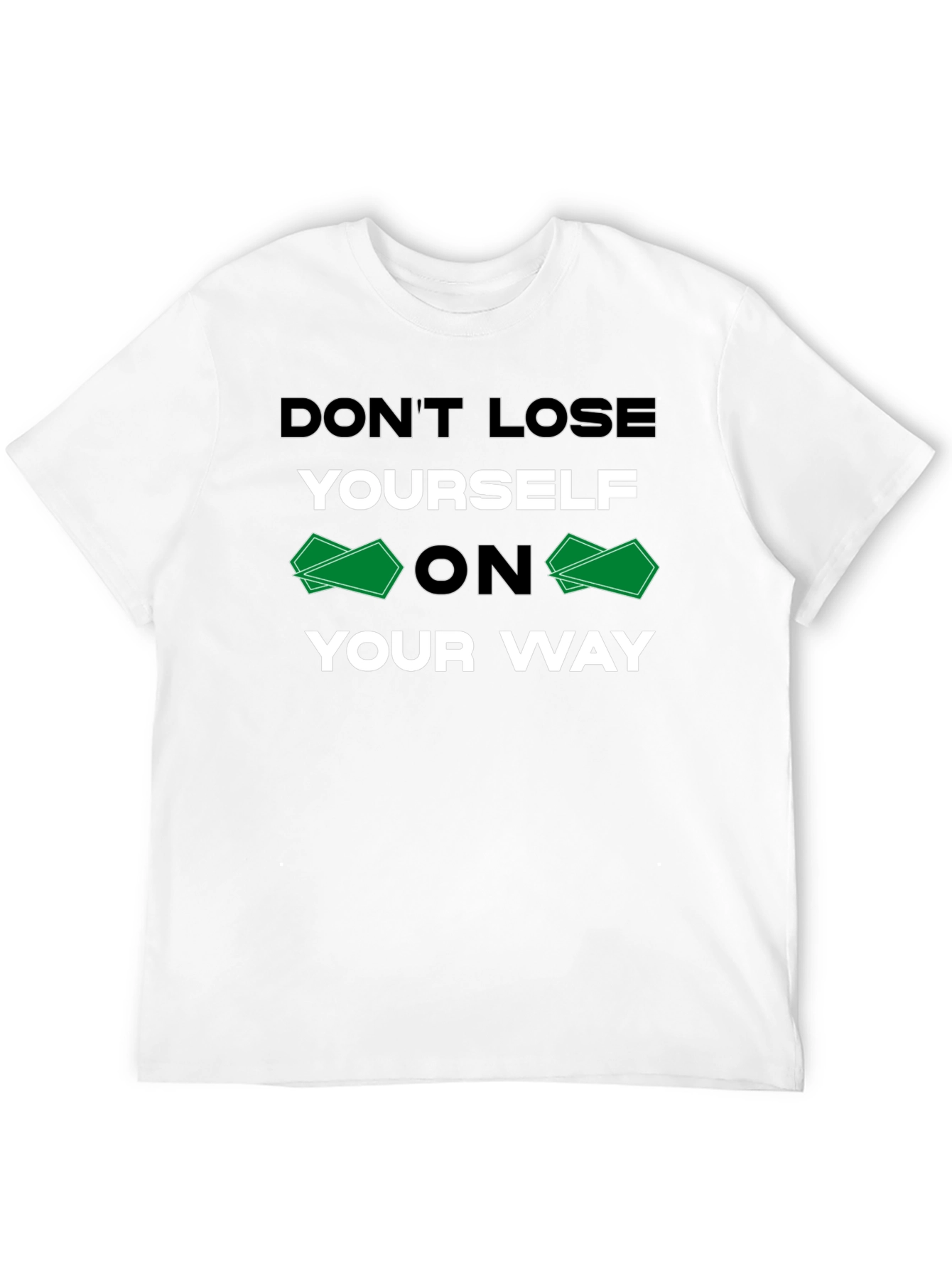 Black Don't Lose Yourself T-Shirt view 12