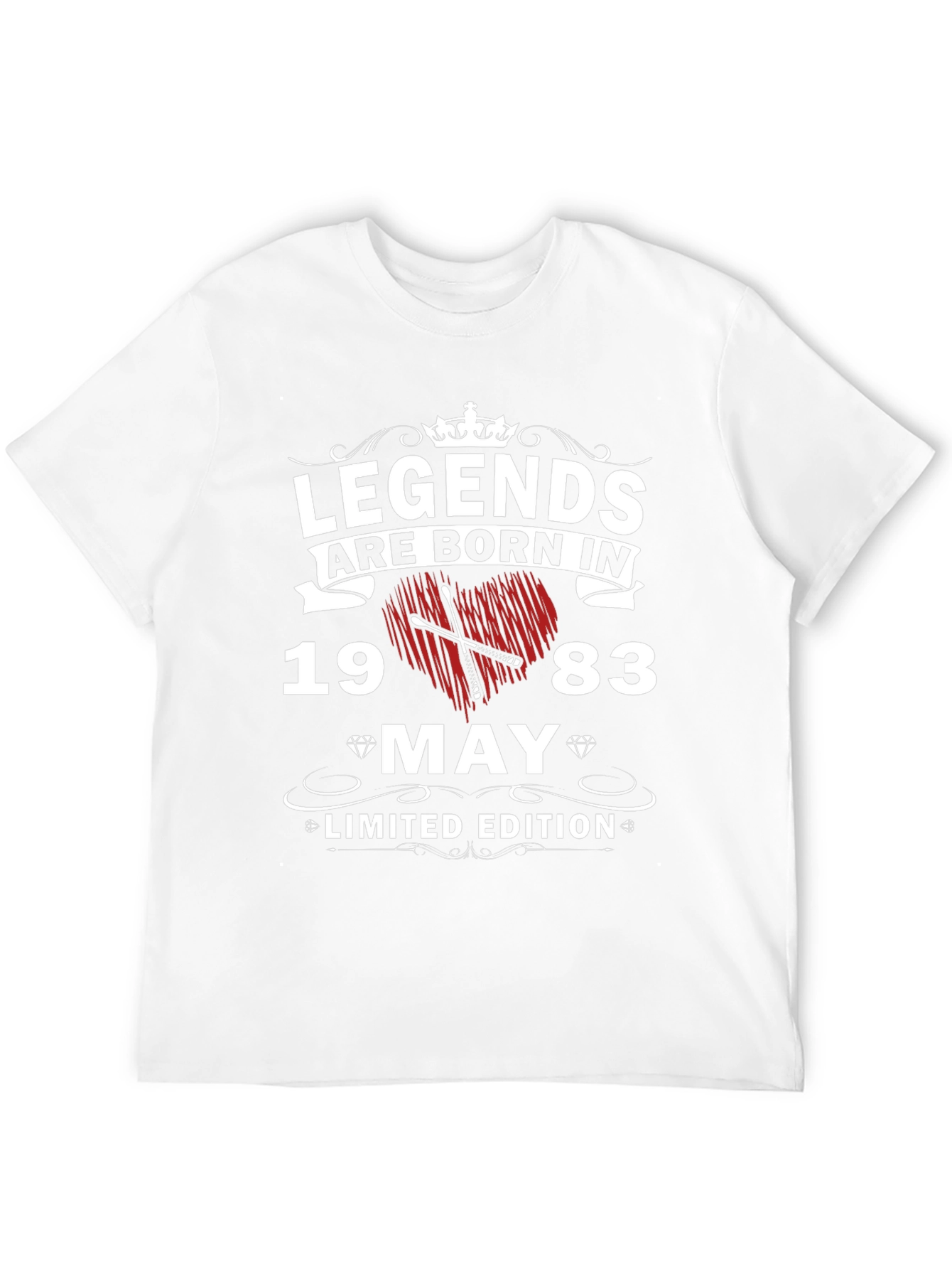 Black Legends Born In 1983 May Limited Edition T-Shirt view 12