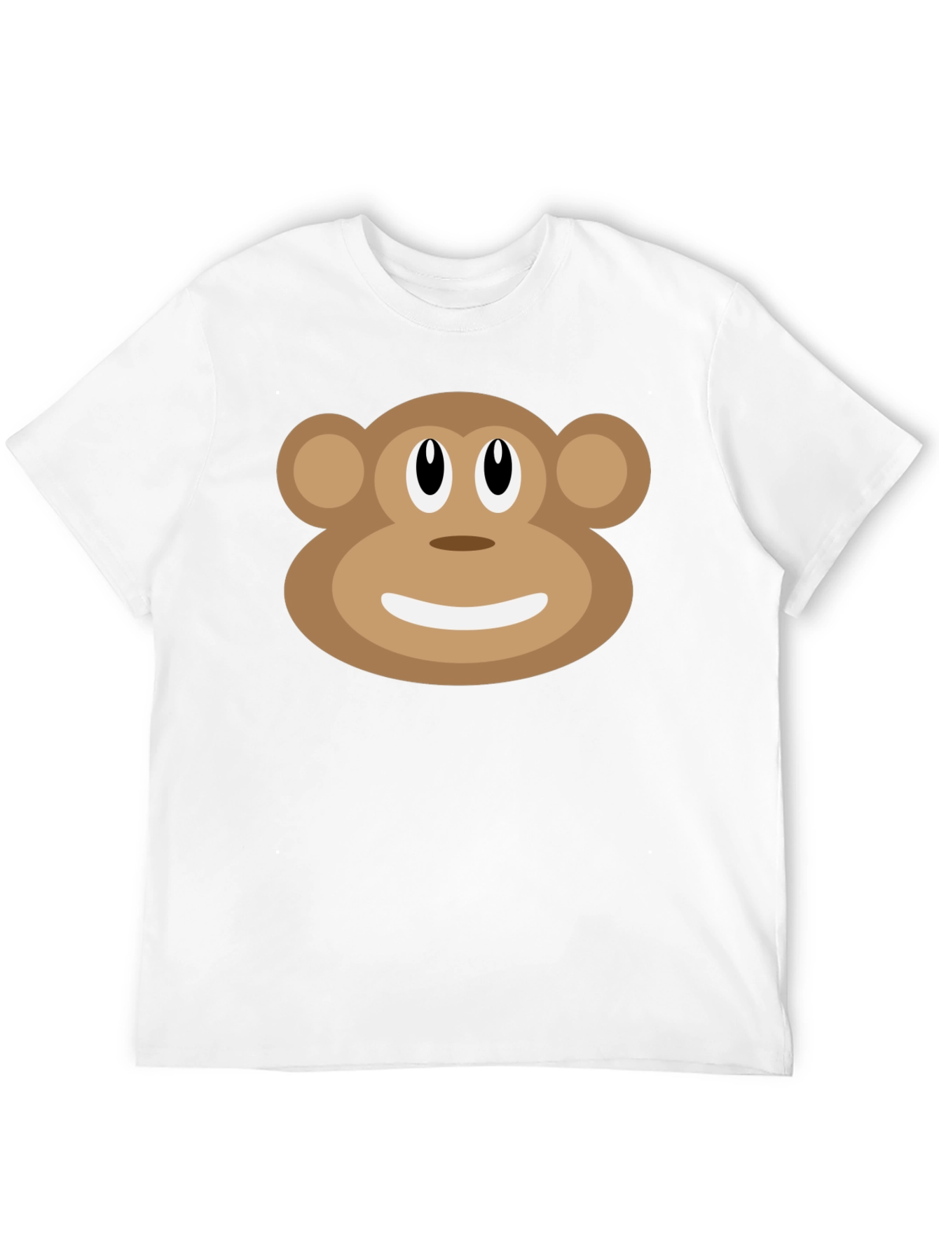 Black Monkey Face Graphic T-Shirt - Fun & Casual view 12