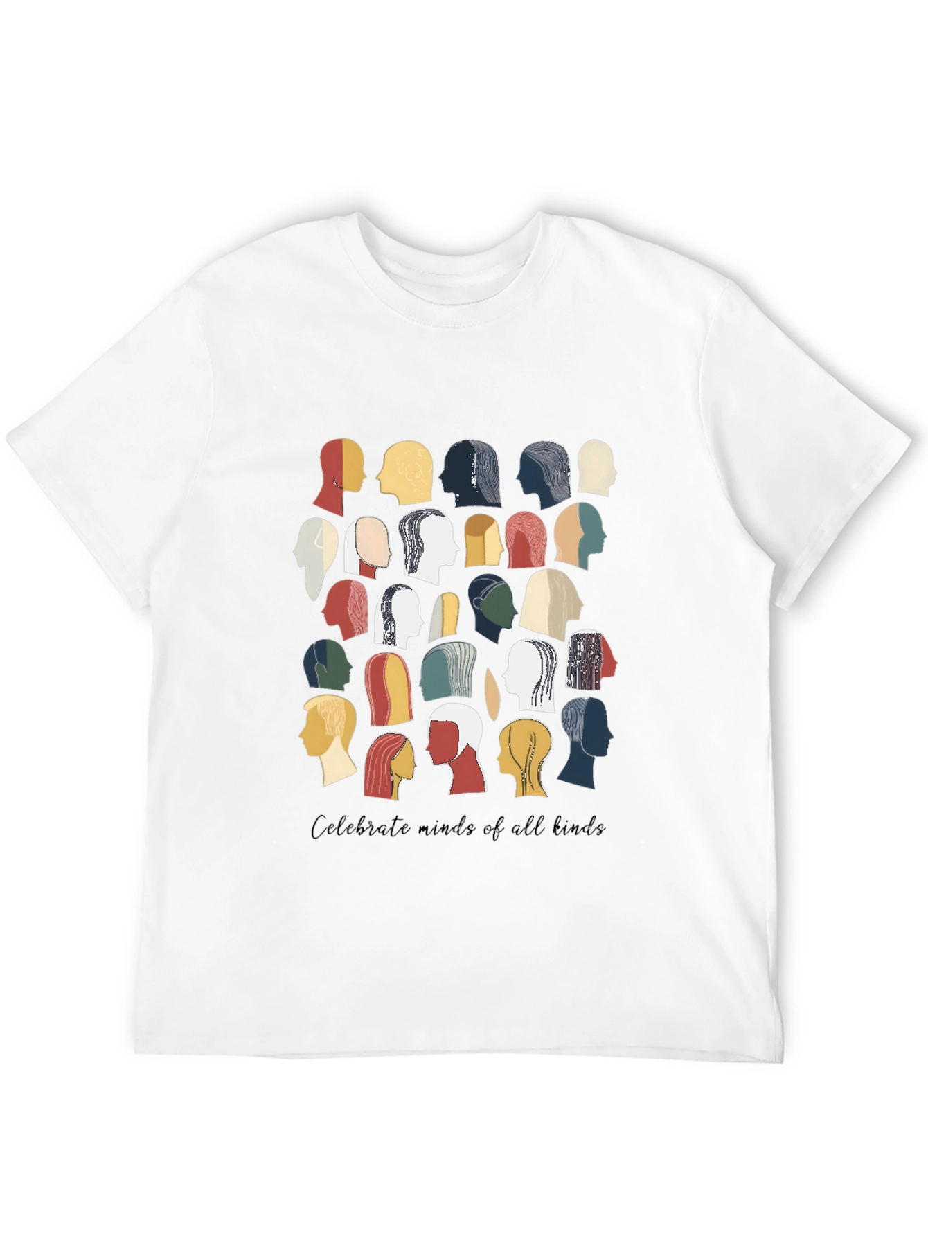 Black Diverse Minds Graphic Tee - Celebrate Inclusivity view 12
