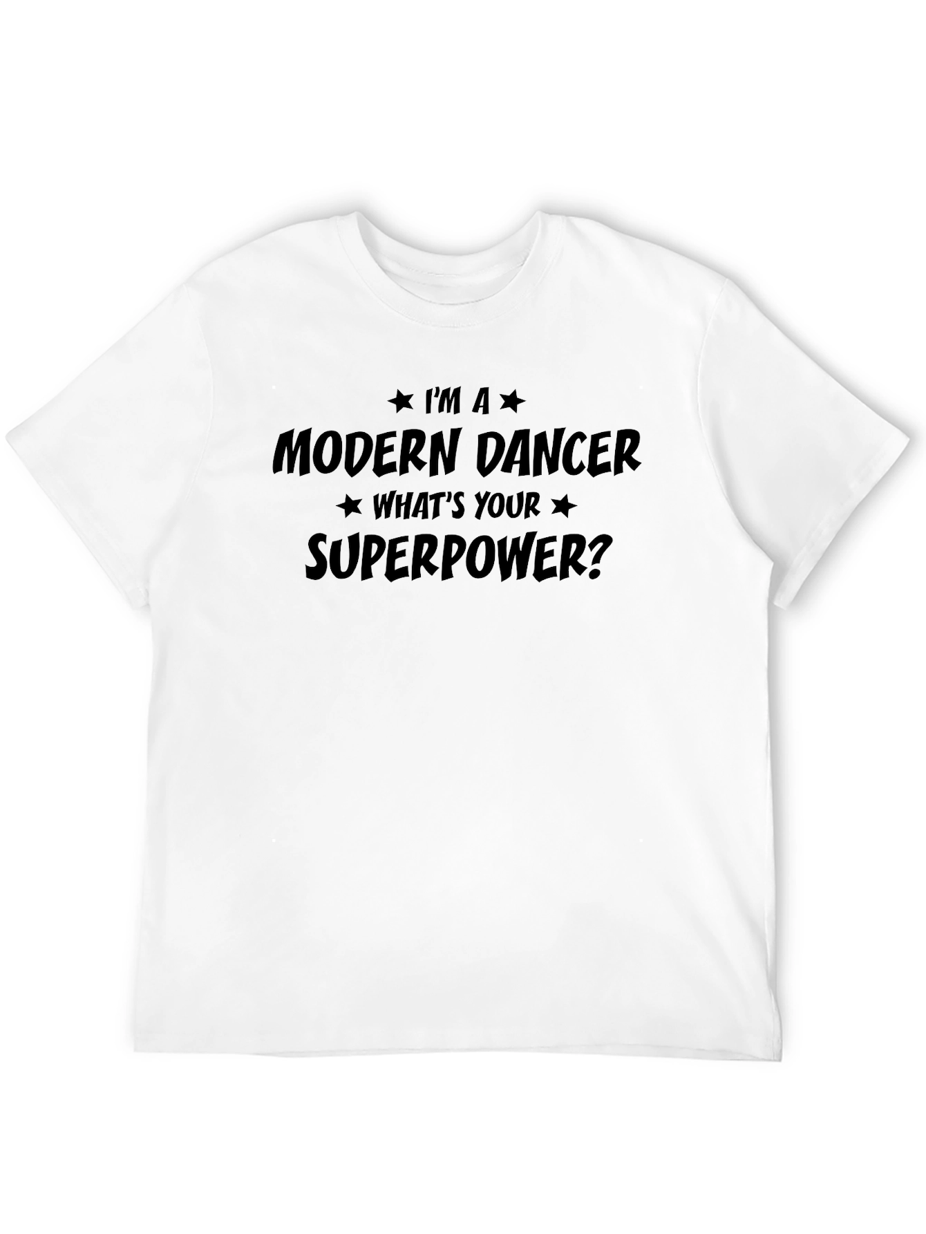 Black Modern Dancer Superpower T-Shirt - Black view 12