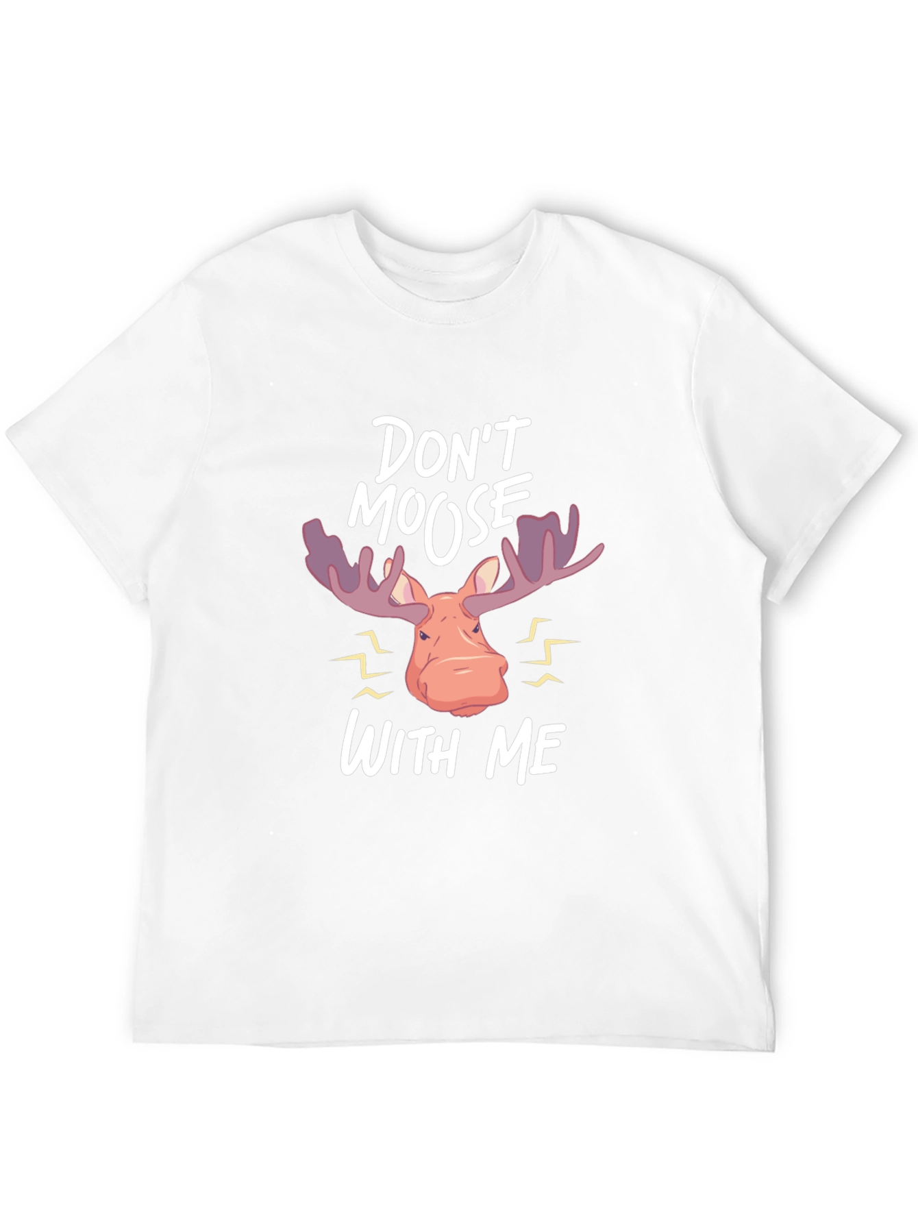 Black Don't Moose With Me T-Shirt view 12