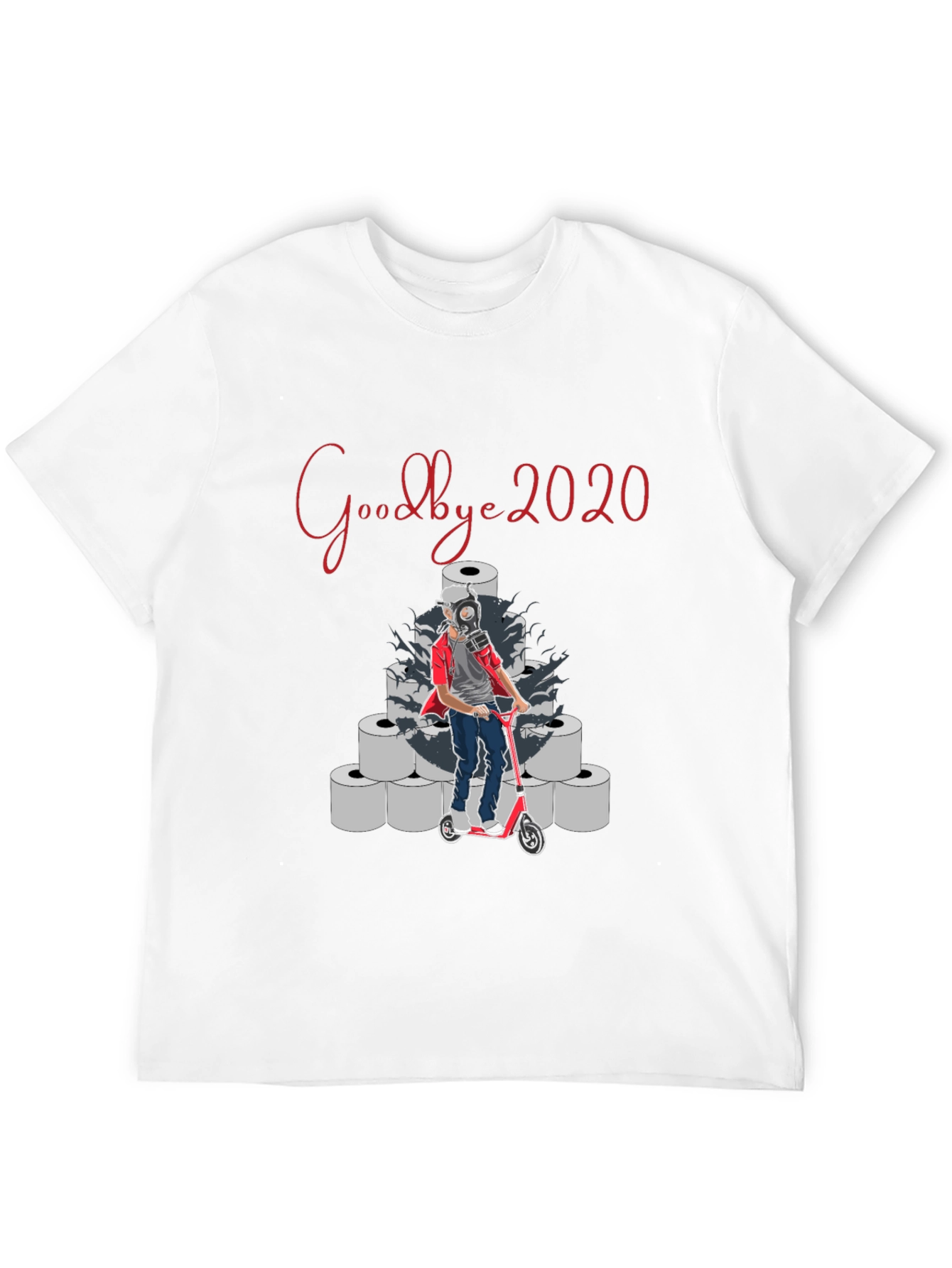 Black Goodbye 2020 Pandemic T-Shirt view 12